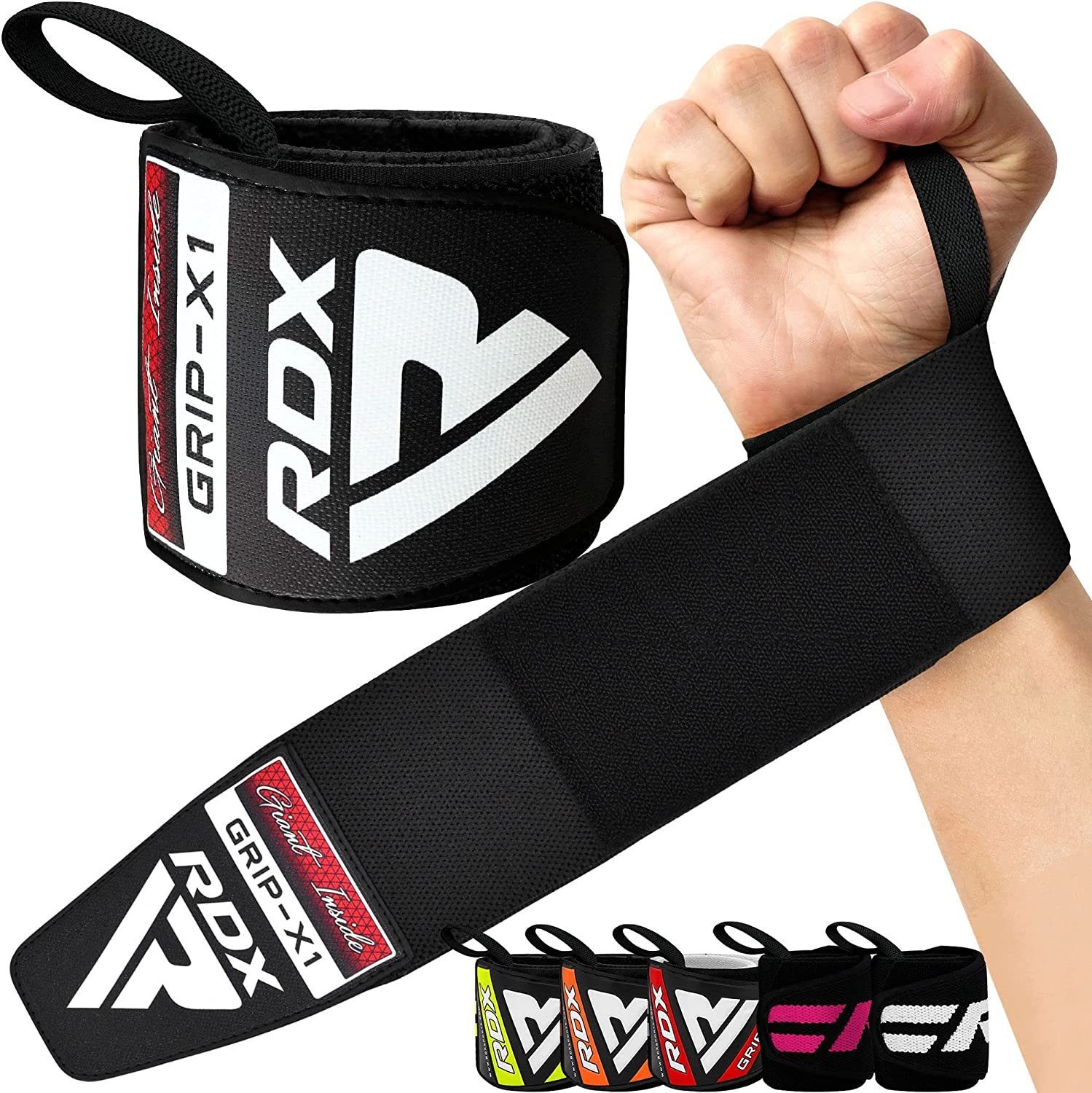 RDX Handgelenkstütze RDX Wrist Bandages, Gym Bandage Wrist Straps, Weightlifting Men Women