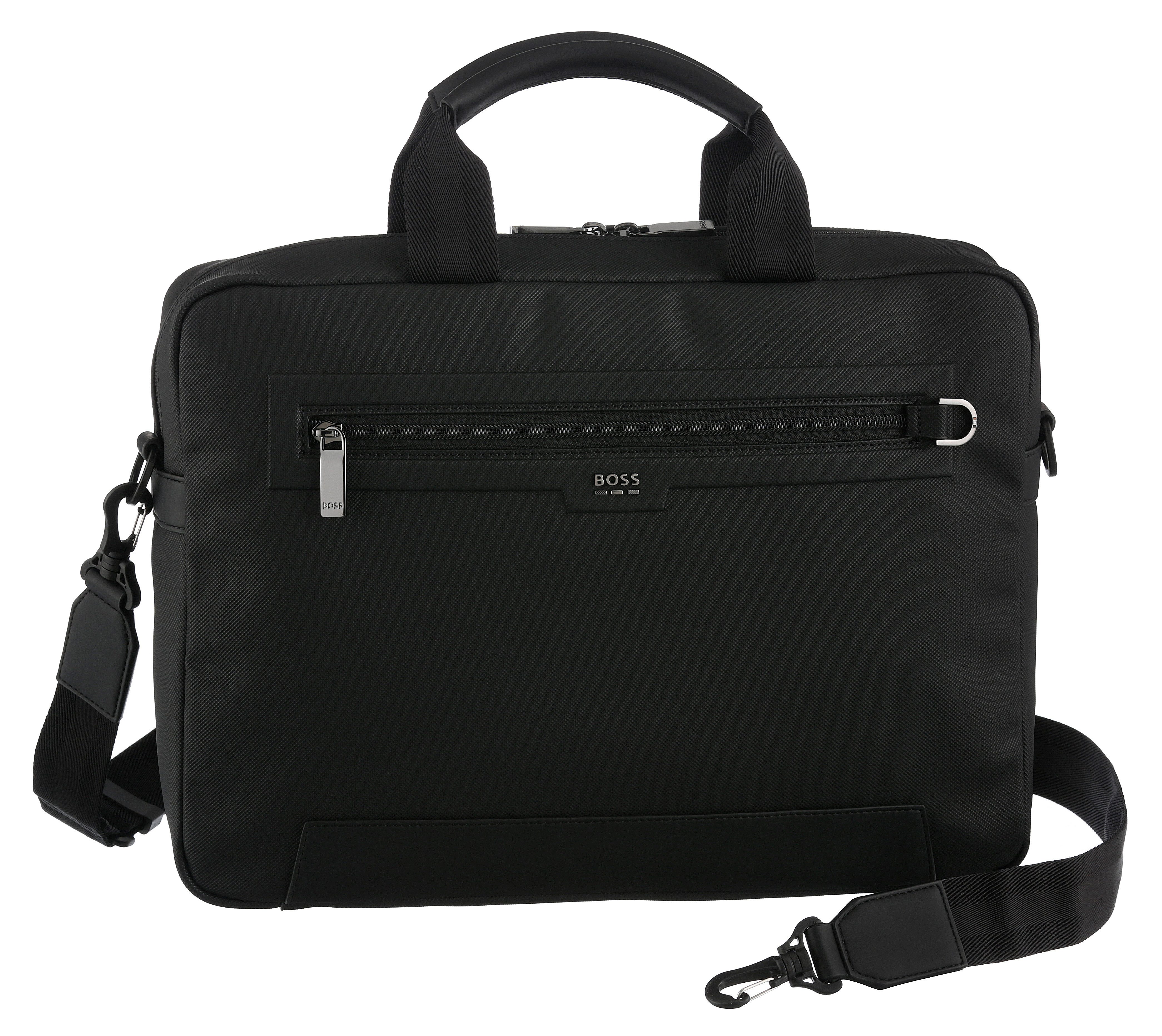 Boss Aktentasche Cullen_Doc, Herren Businesstasche, Crossbody-Bag mit doppeltem Tragegriff