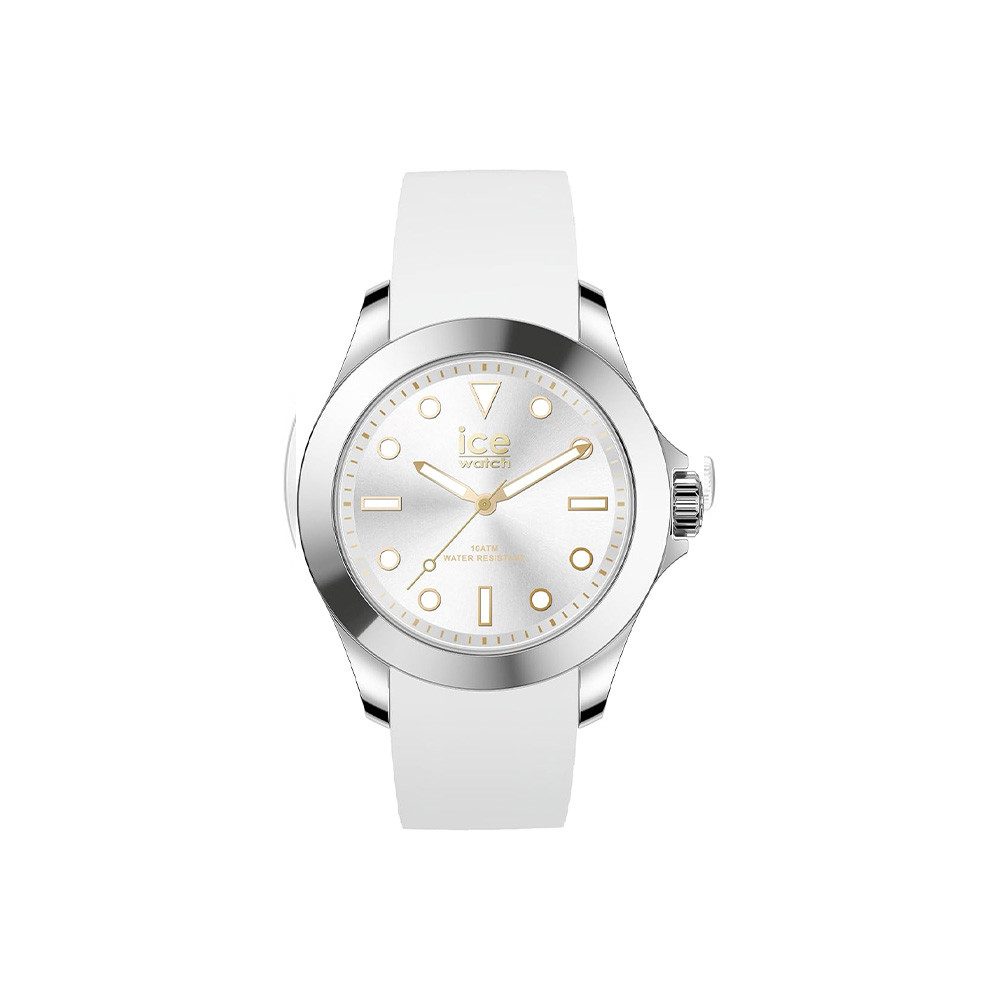 Quarzuhr Ice-Watch Ice Steel White Gold 020384
