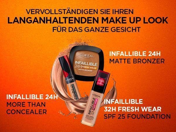 Bronzer 24h Medium Wear 300 Light Bronzer-Puder PARIS Fresh L'ORÉAL Infaillible