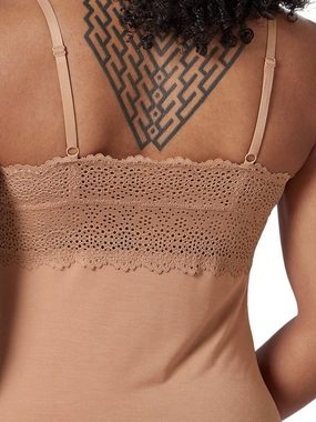 Skiny Achseltop Damen Spaghettishirt Bamboo Lace (Stück, 1-St) recyceltes Material