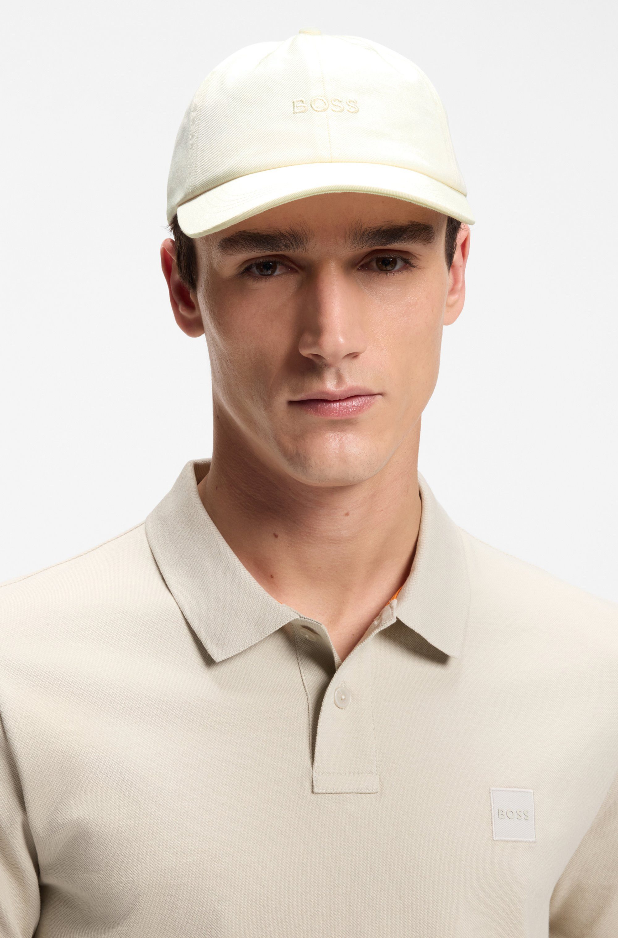 BOSS Baseball Cap BOSS Connect mit Logostickerei, Baumwoll-Twill, unisex