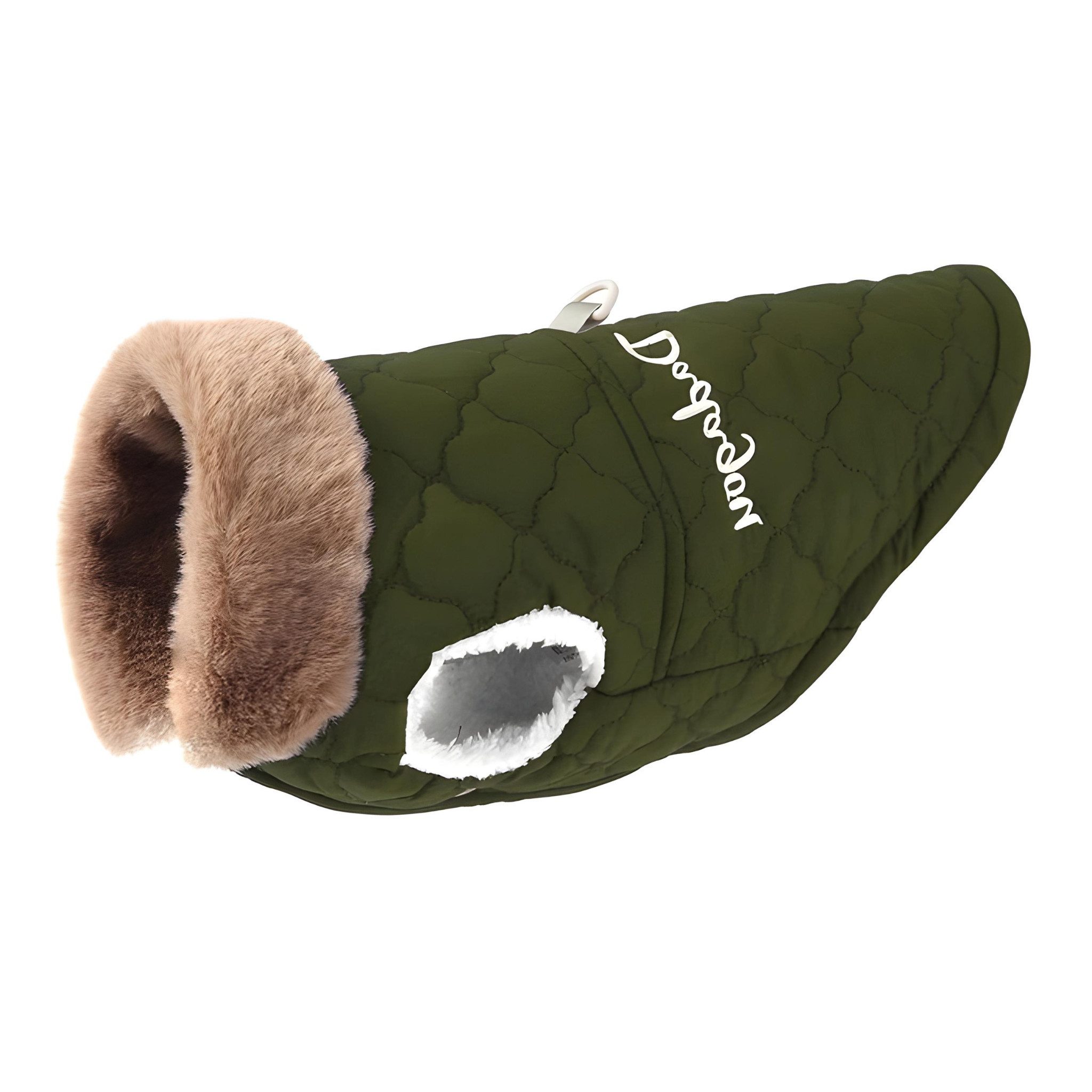 FLOCKI Pets™ Hundejacke Hundejacke mit Leinenhaken & Kuschelkragen, Für Hunde in verschiedenen Größen, Kuschelkragen & weiches Innenfutter