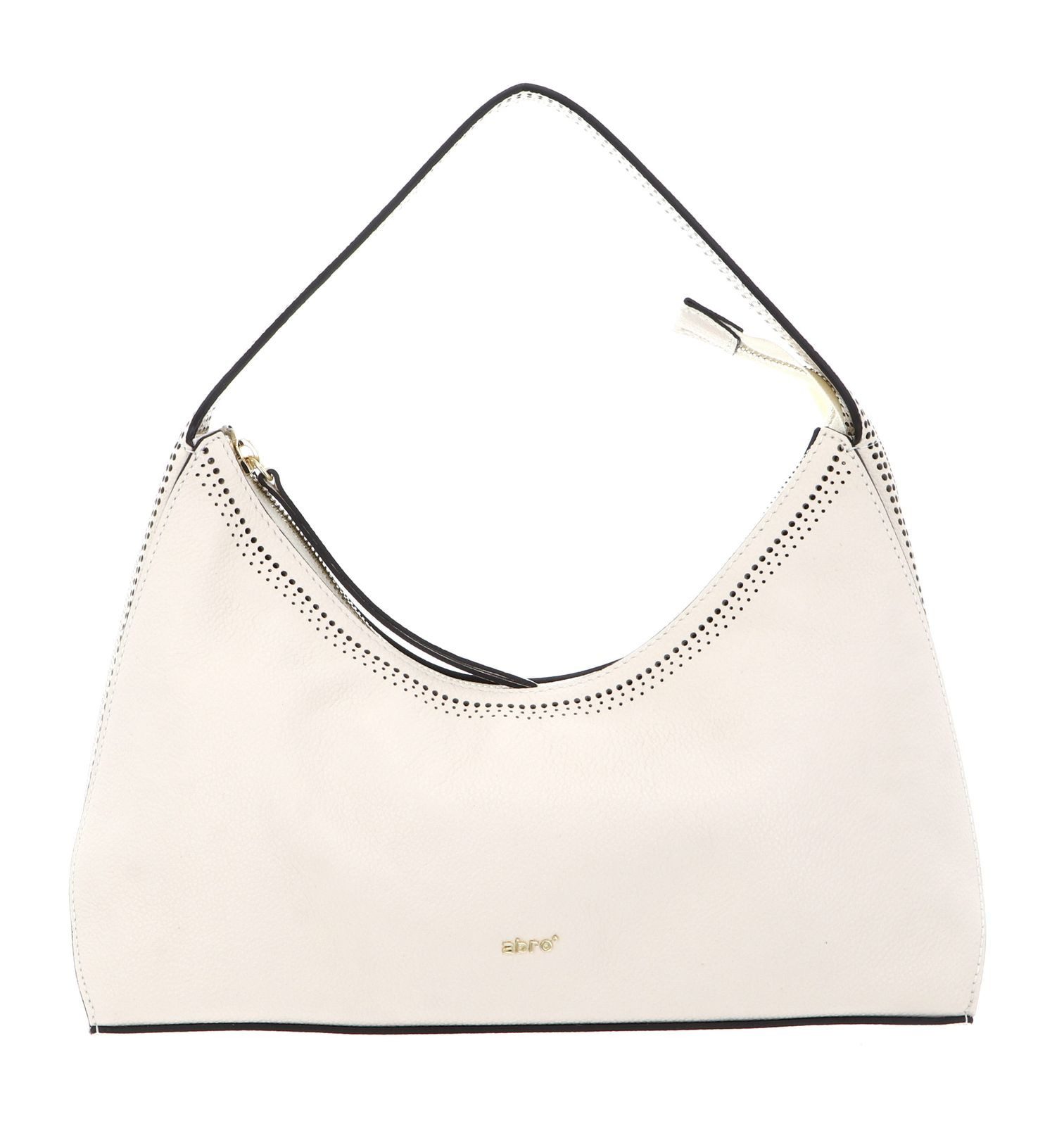 Abro Schultertasche Shoulderbag Malea, aus echtem Rindsleder