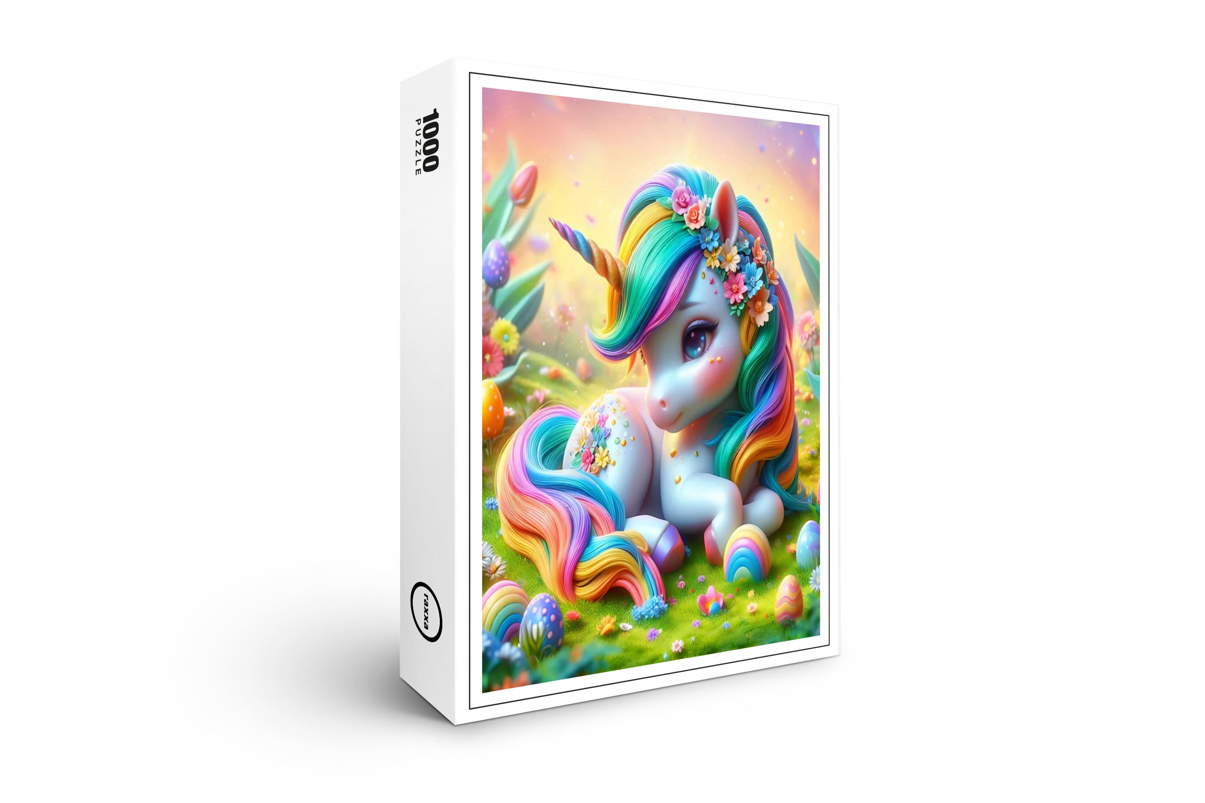 raxxa Puzzle "Traumhaftes Einhorn im Gras", FSC®, 1000 Puzzleteile