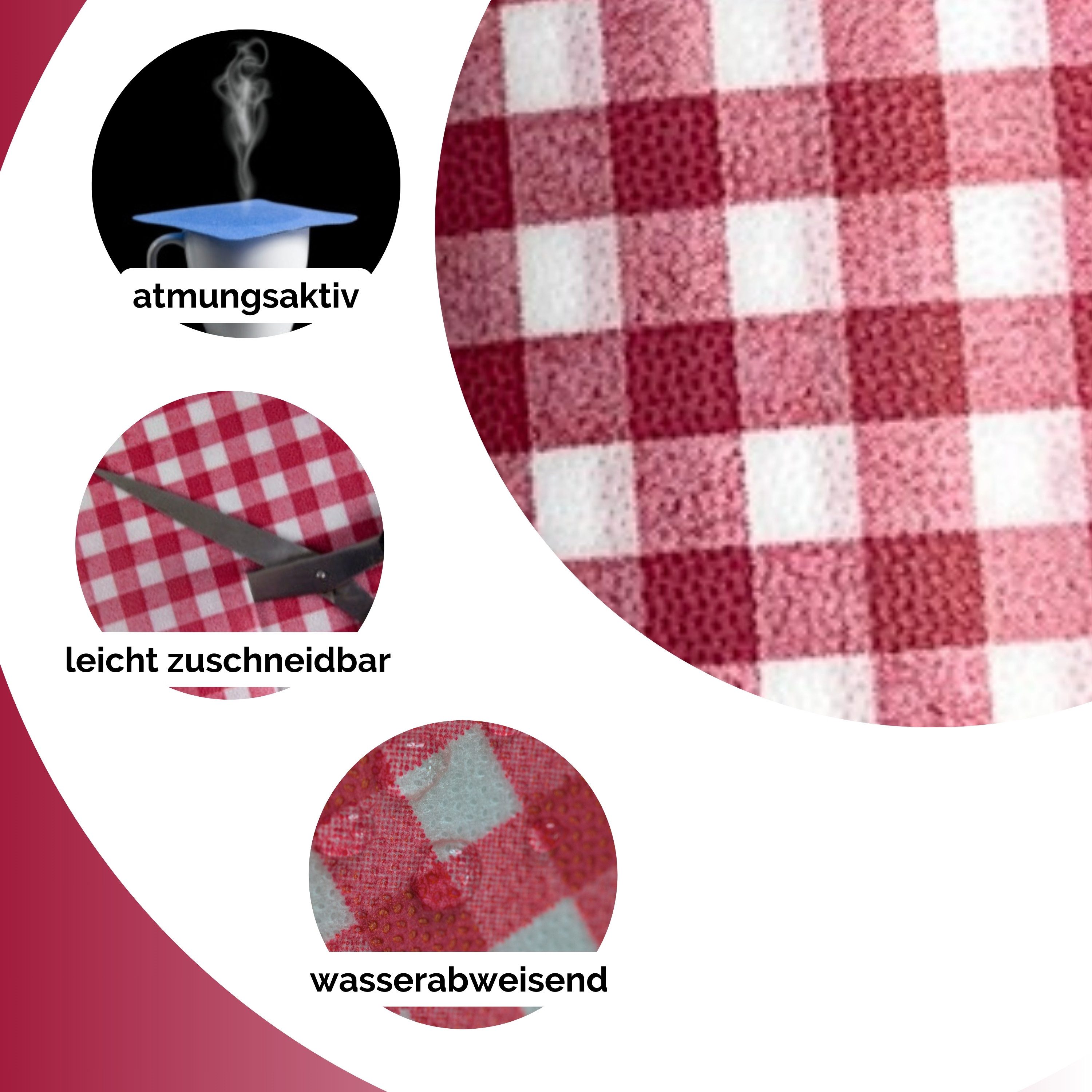 Sensalux Tischdecke Sensalux Tischdecke abwaschbar Vorteilspack günstig online kaufen