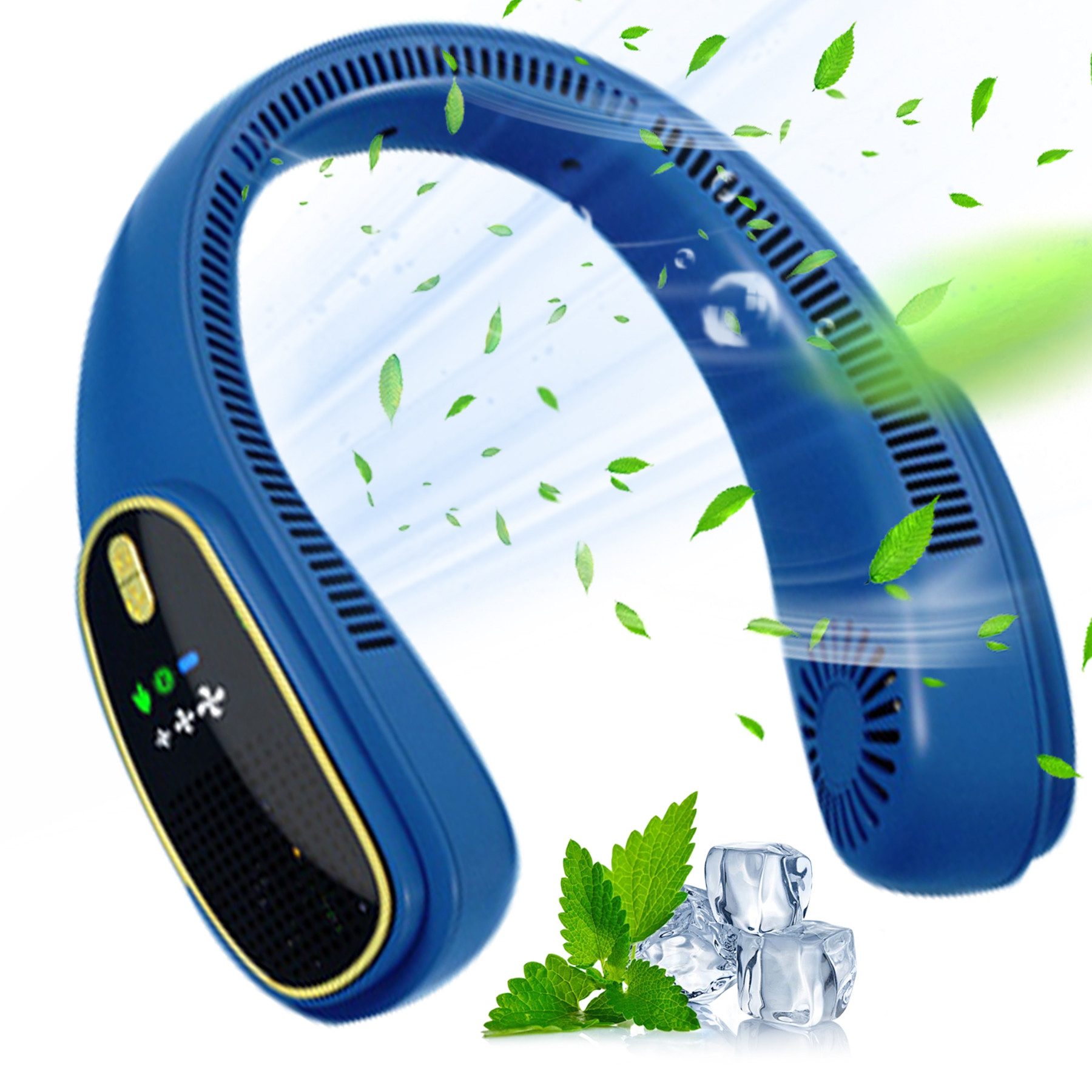 Senmudi Mini USB-Ventilator Verbesserter Hals Ventilator,2Turbo günstig online kaufen