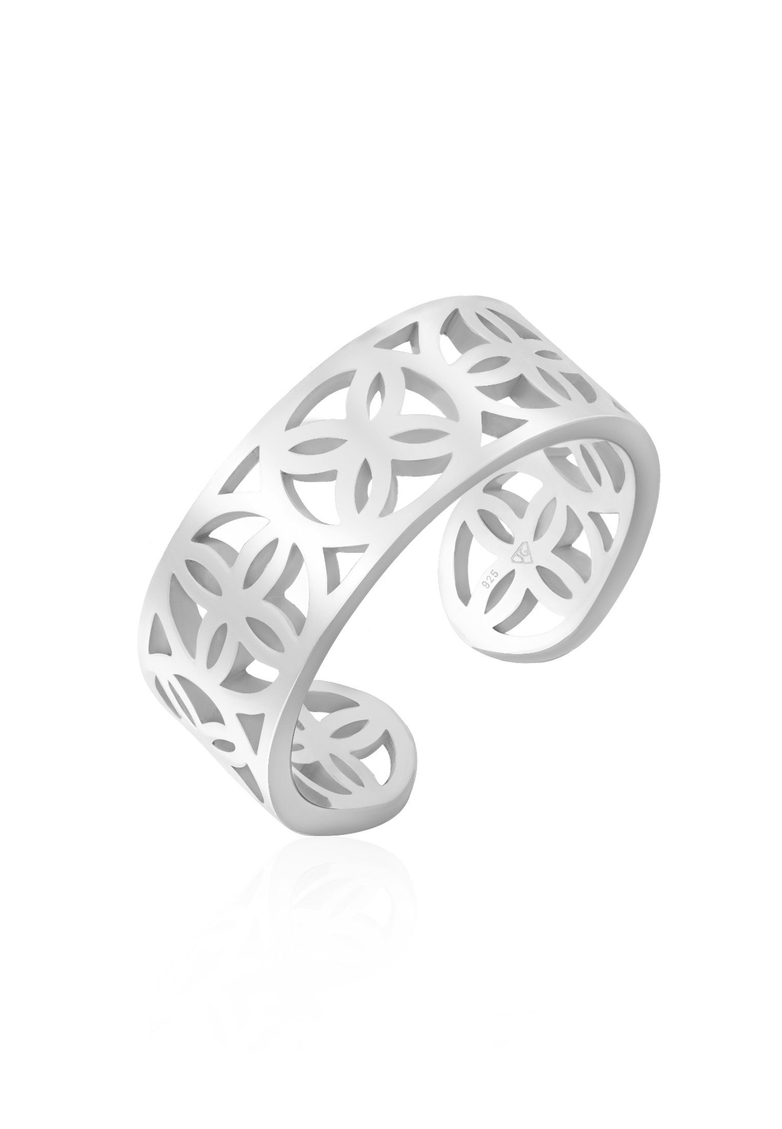 Elli Fingerring Offen Lebensblume Blume 925 günstig online kaufen
