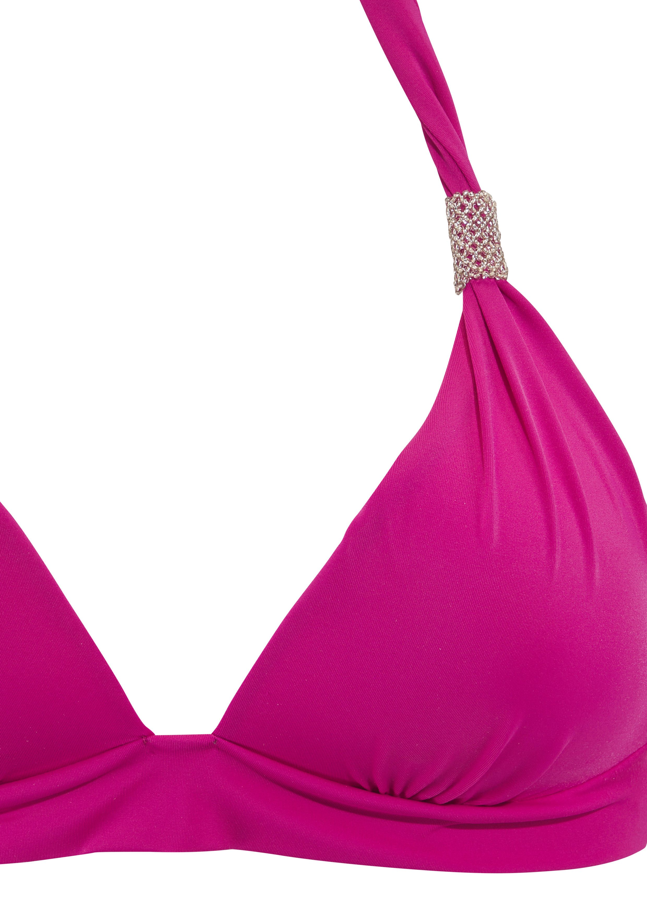 LASCANA Triangel-Bikini mit Details aus Zierperlen – Bild 2 von 3