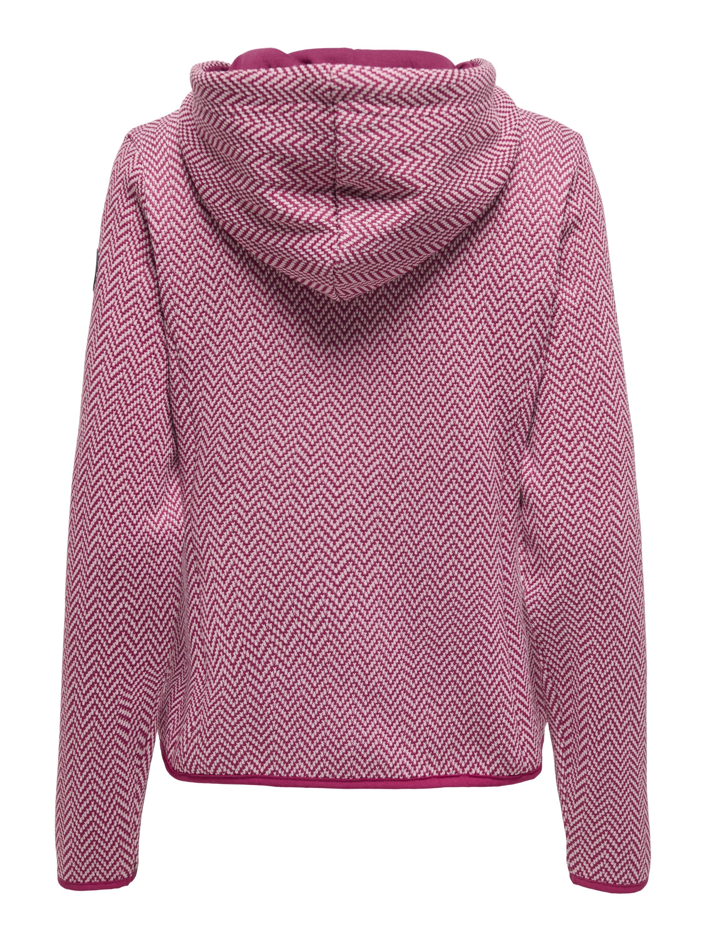 ONLY Strickfleecejacke HOOD FZ LS KNIT FLEECE DET JCK günstig online kaufen