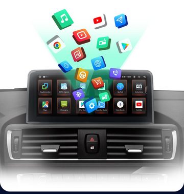 GABITECH BMW F20 F21 F23 NBT Android 13 Autoradio GPS Navi Carplay 4GB RAM Autoradio (Octa-Core GPS Navigation., SIM Kartenslot)