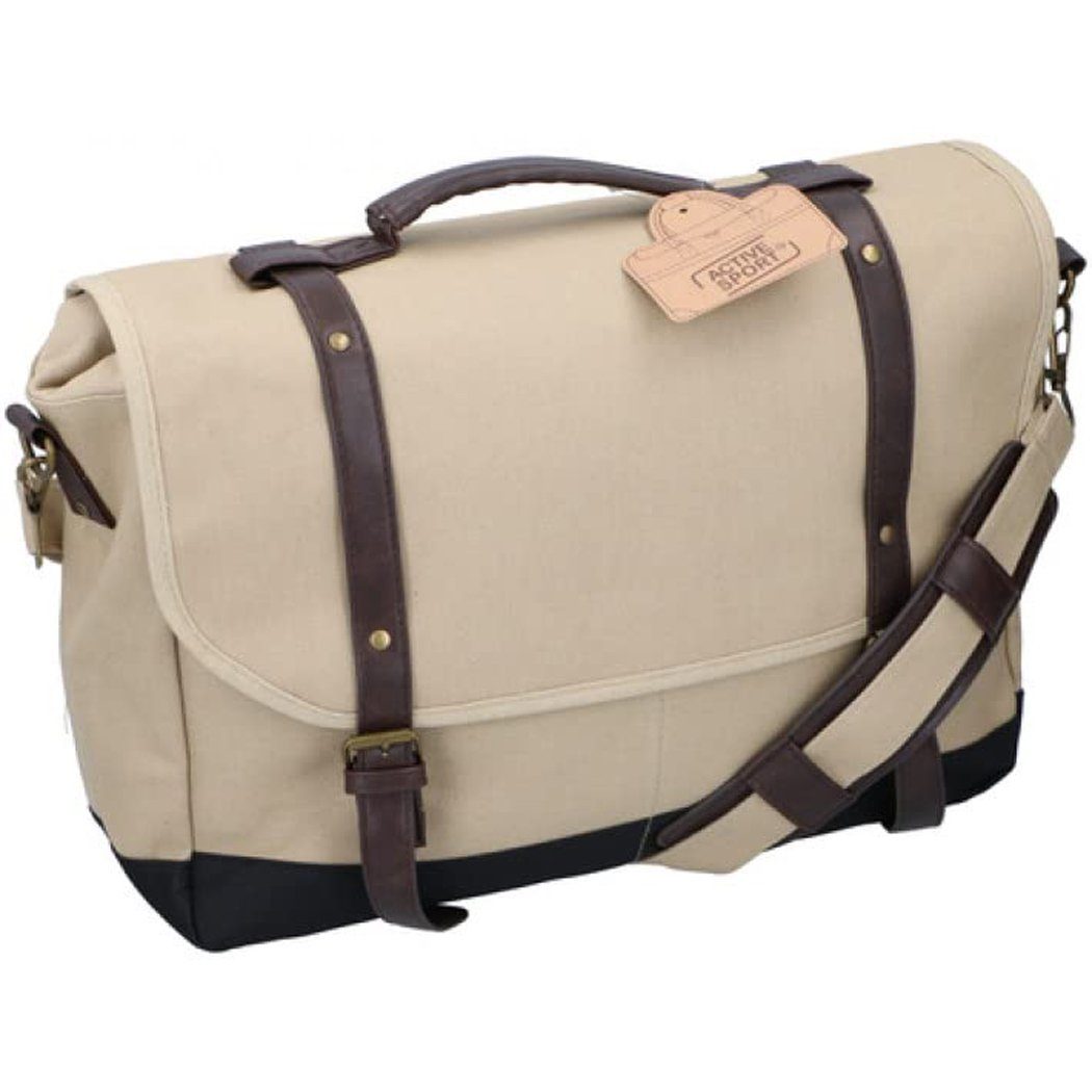 habeig Laptoptasche Laptoptasche Schultertasche Aktentasche aus Segeltuch Umhängetasche