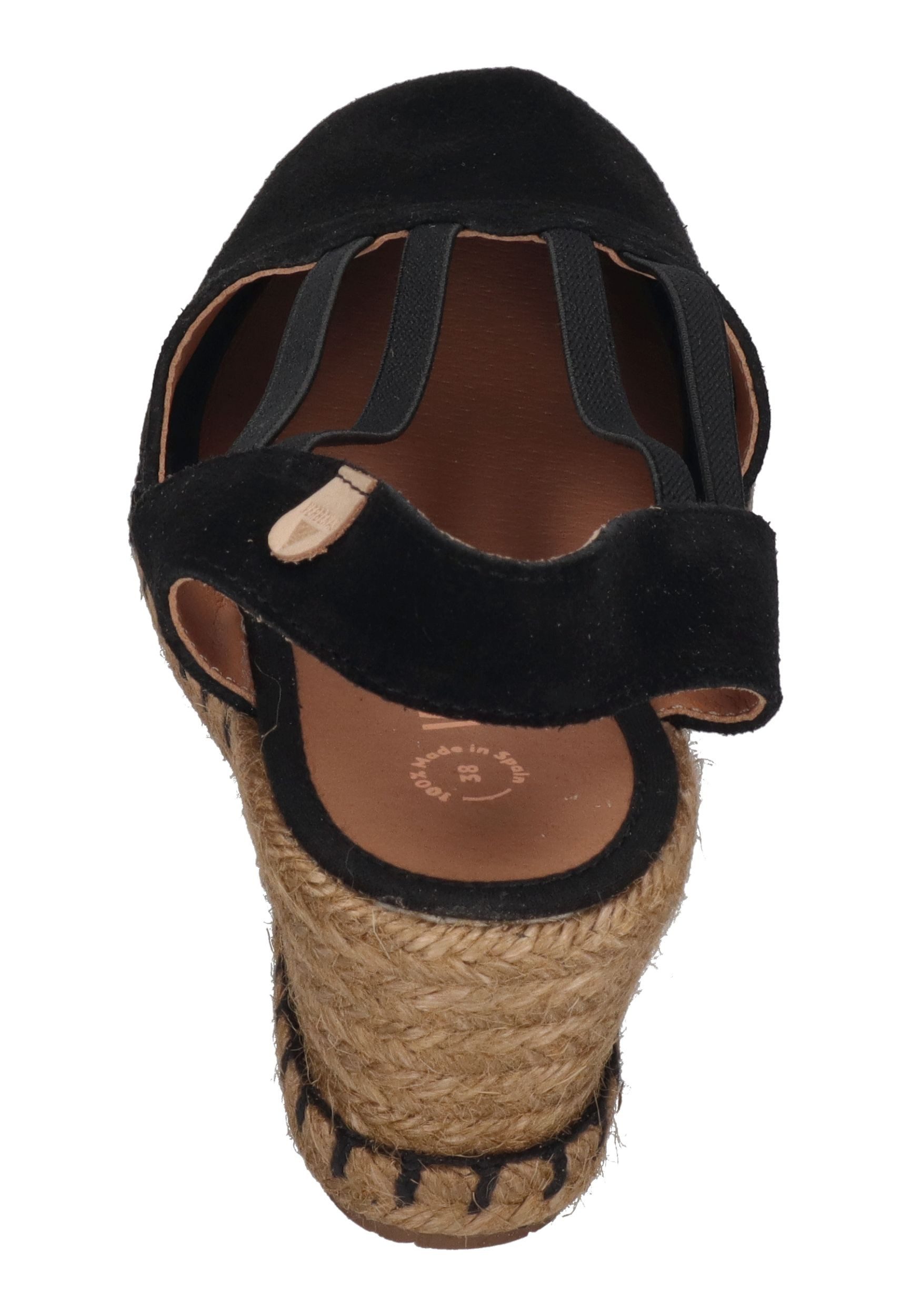 VERBENAS MAIKA SERRAJE TAN Sandalette Negro – Bild 5 von 5