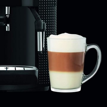 Krups Kaffeevollautomat EA81R, 15 bar 1450 W, automatische Reinigung, 2-Tassen-Funktion, Milchsystem mit CappucinoPlus-Düse, Kaffeemaschine, Espresso,Arabica, Espresso und Kaffee, mit CappucinoPlus- Milchdüse, individuell einstellbar, Schnelles Aufheizen, verstellbarer Kaffeeauslauf