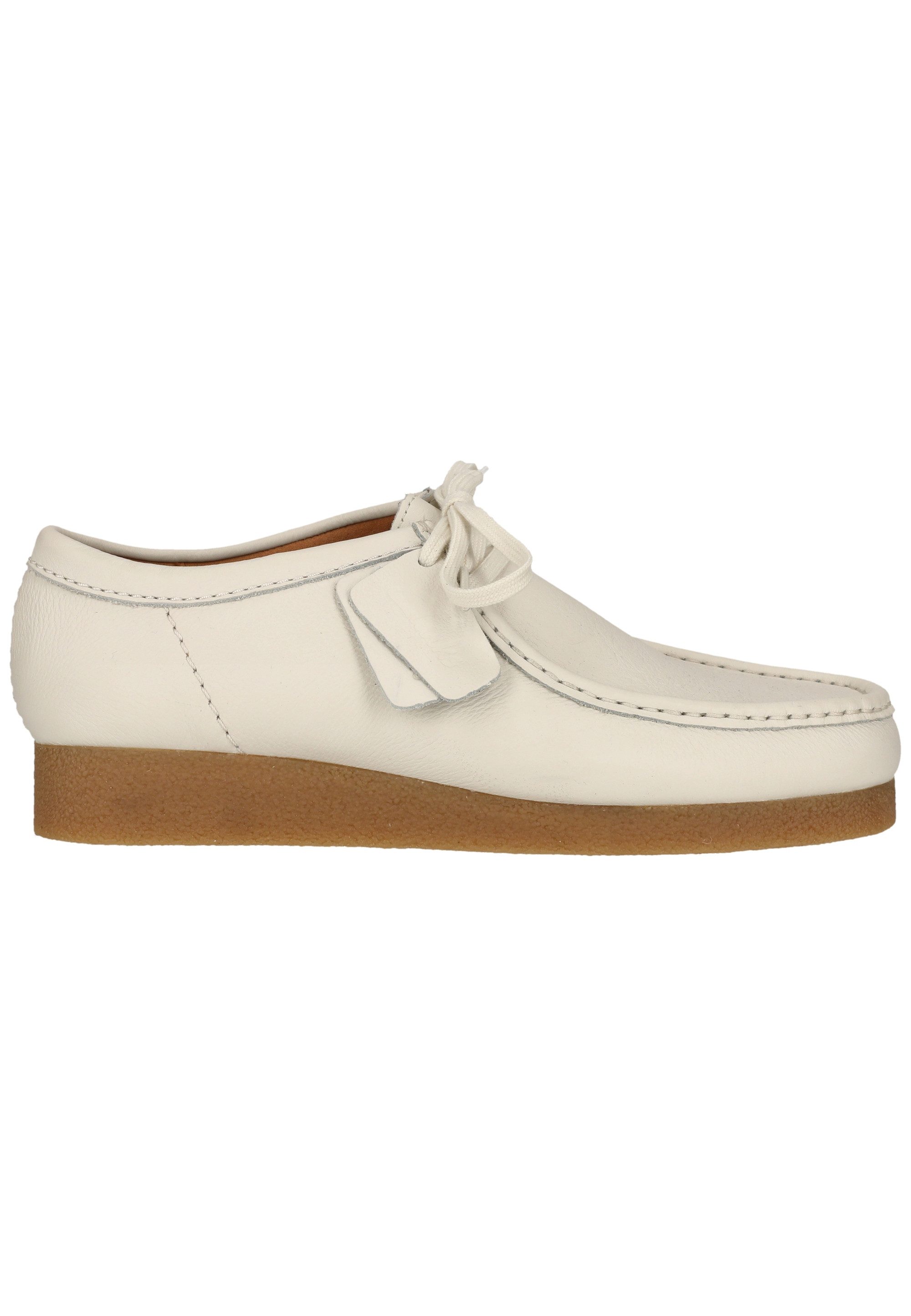 Clarks Wallabee EVO Schnürschuh mit Kieselkrepp-Effekt