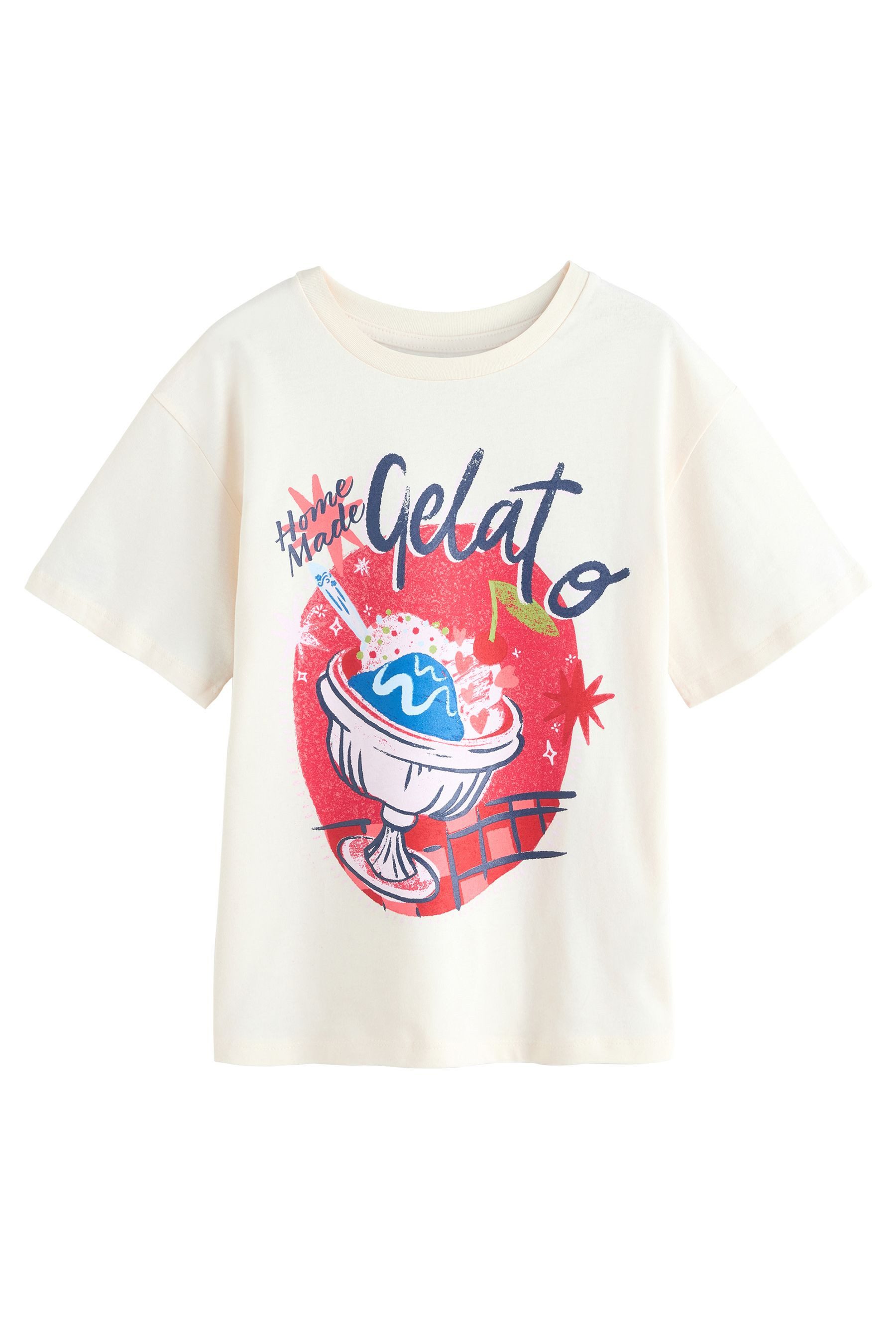 Next Oversize-Shirt Oversized T-Shirt mit Food-Grafik günstig online kaufen