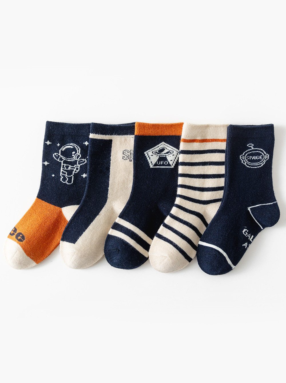 axy Socken axy Kinder Jungen Socken 5 Paar Multipack (Set, 5er-Pack, 5 Paar) Junge Geschenke Bunte Weich Neuheit Kindersocken – Bild 2 von 5
