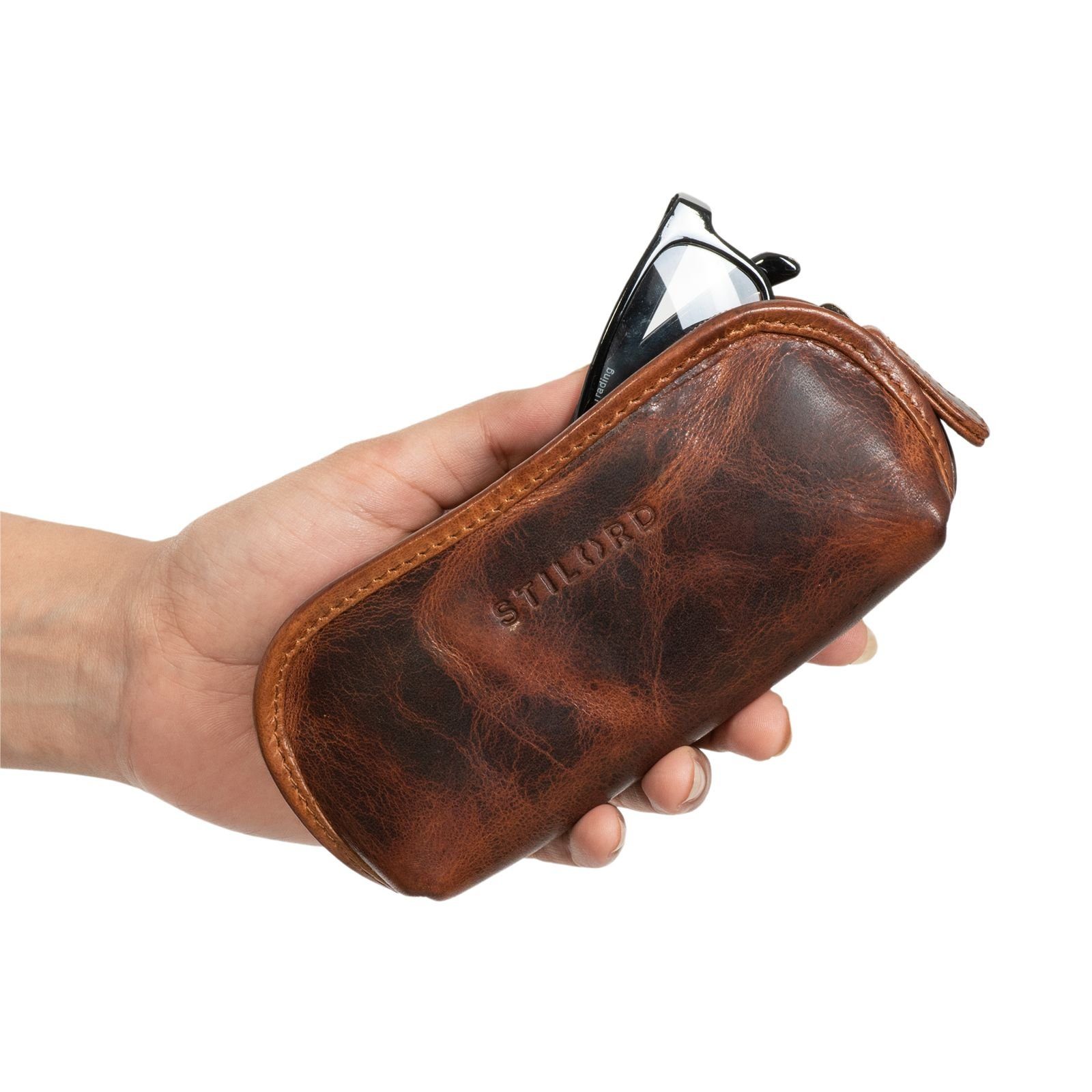 STILORD Etui "Glasgow" Brillenetui Leder günstig online kaufen