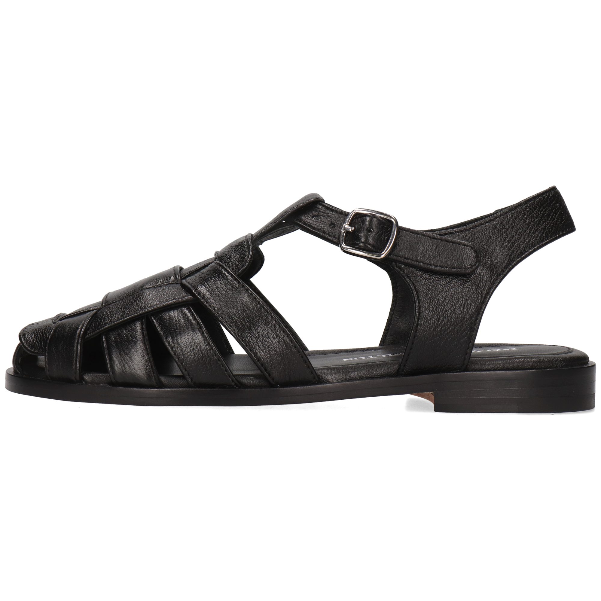 Melvin & Hamilton Alma 1 Leder-Sandalen für Damen Sandale Flache Absätze, Echtes Leder, Vegetabile Gerbung