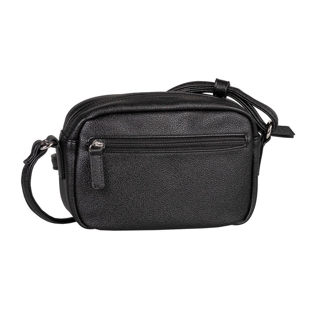 TOM TAILOR Denim Handtasche Aveline, Damen Umhängetasche, Schultertasche mit glänzendem 3D-Logo