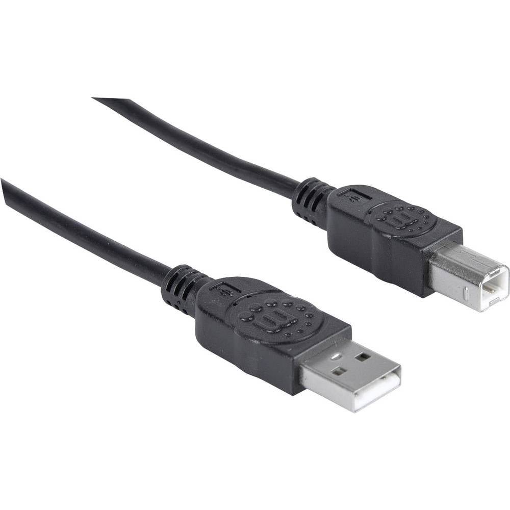 MANHATTAN Hi-Speed USB B Anschlusskabel USB 2 Typ A Stecker USB-Kabel