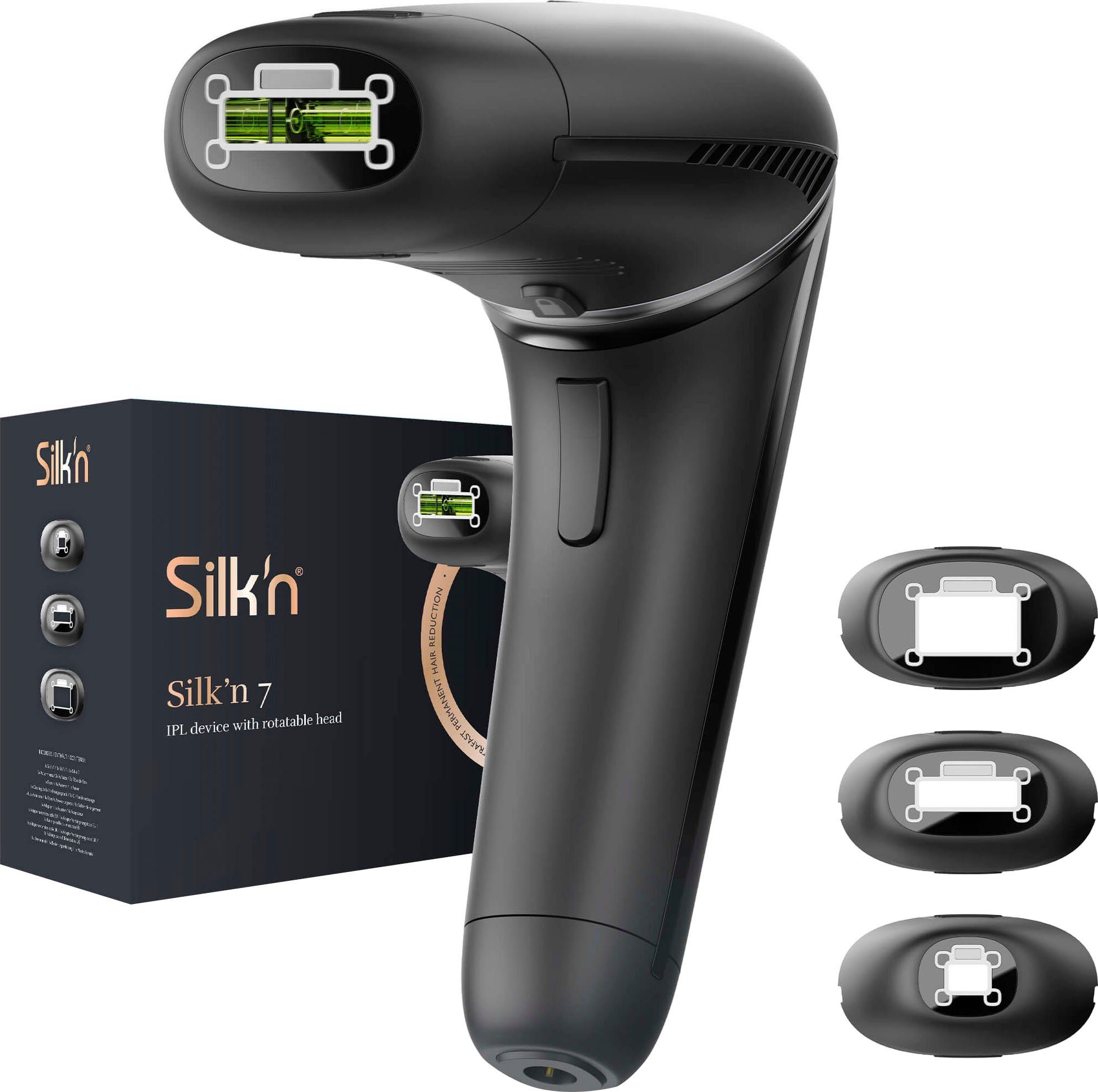 Silk'n IPL-Haarentferner Silk'n 7, 600.000 Lichtimpulse, das erste IPL-Gerät von Silk'n mit einem drehbarem Kopf | IPL-Haarentfernung