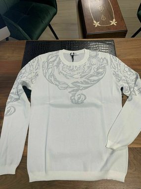 Versace Strickpullover VERSACE COLLECTION ICONIC LOGO STRICKPULLOVER KNITWEAR JUMPER PULLI PU