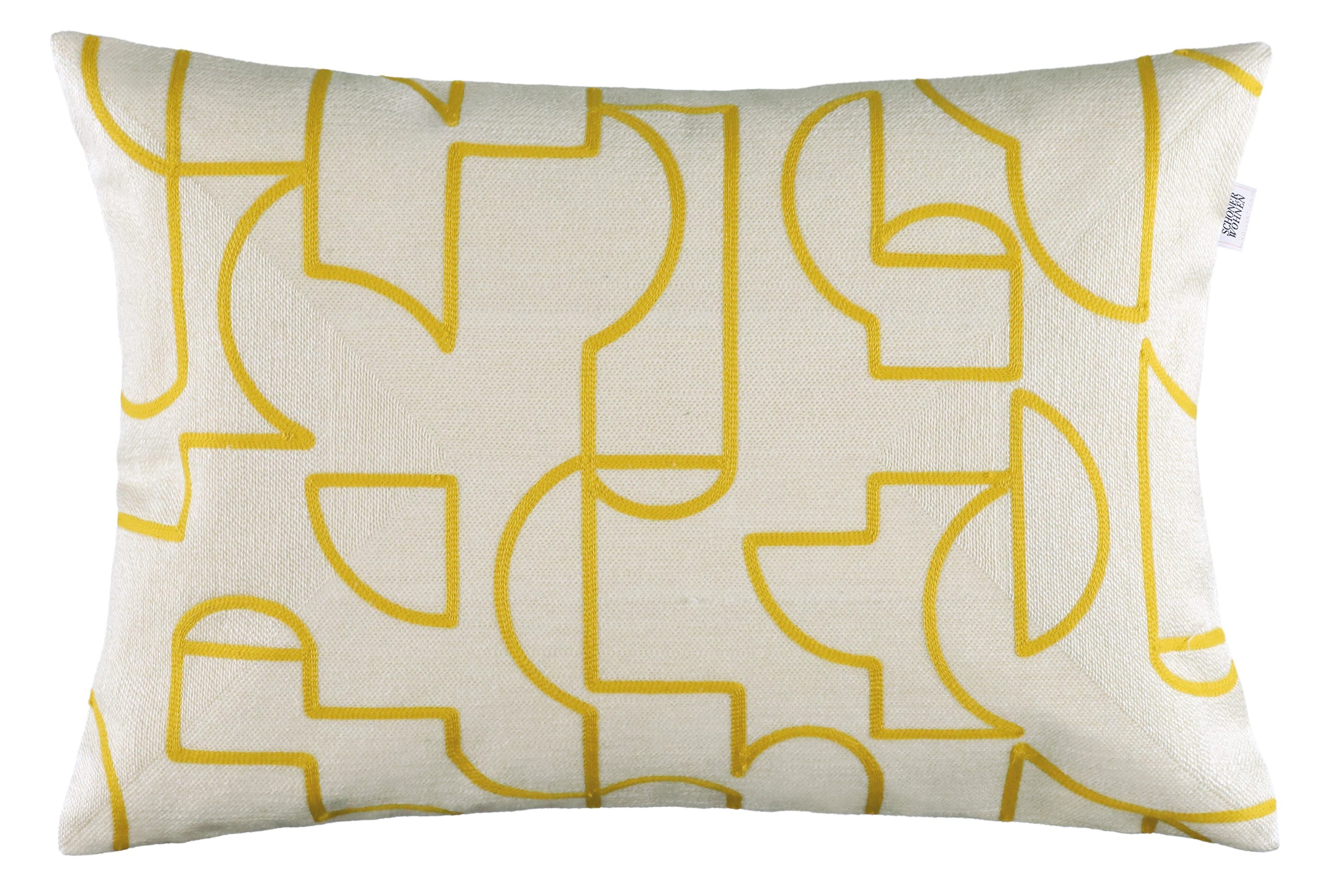 SCHÖNER WOHNEN-Kollektion Декоративные подушки Frame, bestickt
