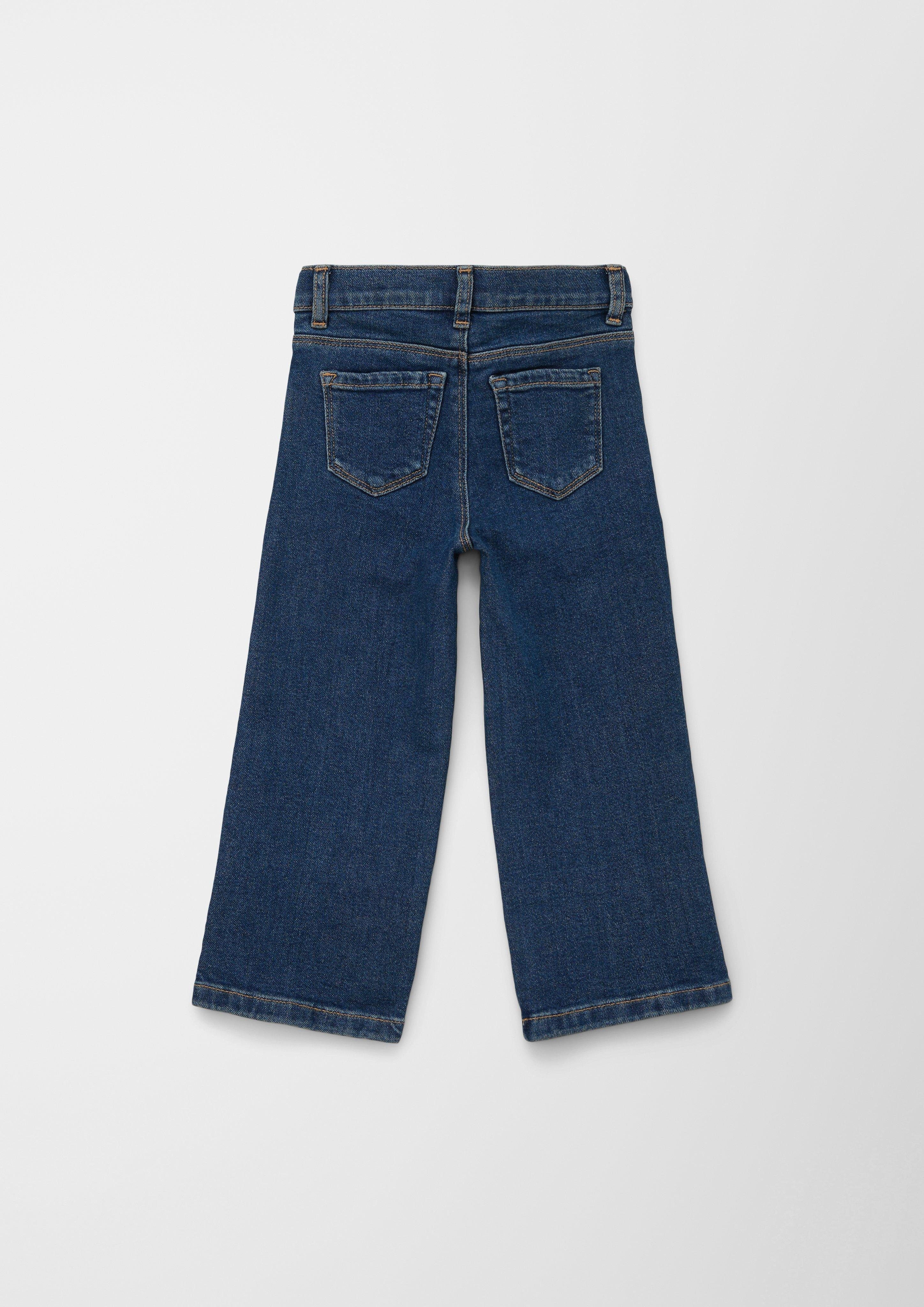 Fit / Leg Mid Rise / Jeans Wide / Weitenregulierung Waschung, Stoffhose / Kontrastnähte s.Oliver Regular