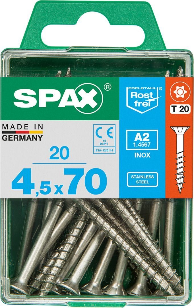 SPAX Holzbauschraube Spax Universalschrauben 4.5 x 70 mm TX 20 - 20