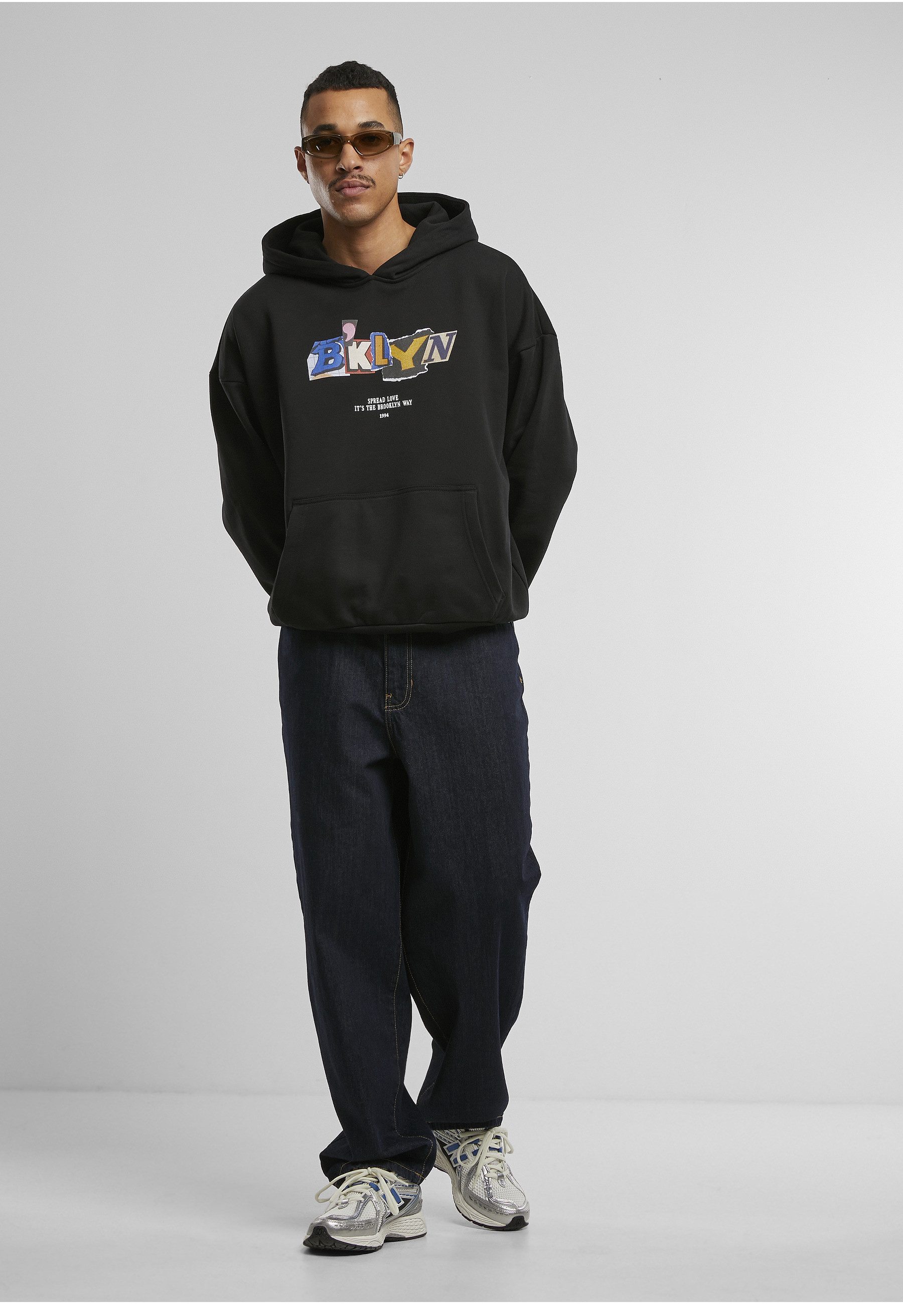Upscale by Mister Tee Rundhalspullover Upscale by Mister Tee Herren BRKLYN Hoodie (1-tlg)