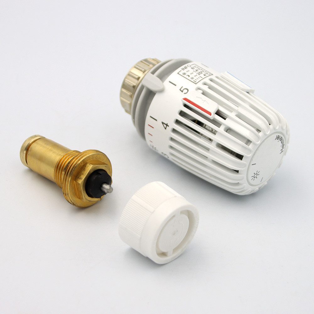 IMI Heimeier Heizkörperthermostat Universalset Einsatz kurz - Ventileinsatz kurz mit Thermostatkopf