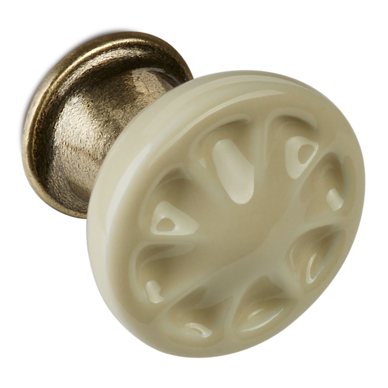 SO-TECH® Möbelknopf Porzellanknopf META Ø 33 mm, incl. Schraube