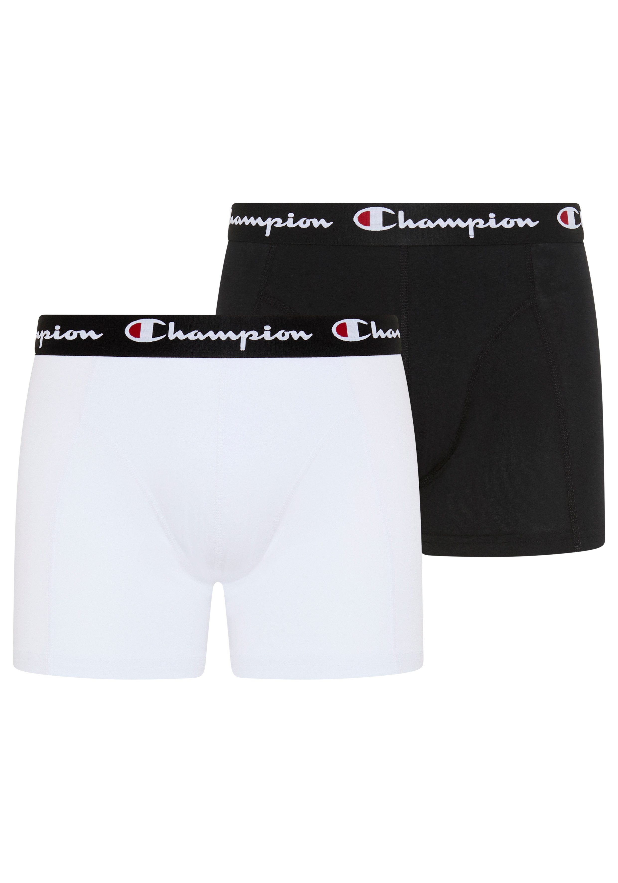 Champion Boxershorts (Packung, 2-St) Figurbetonte Passform, elastisches Mat günstig online kaufen