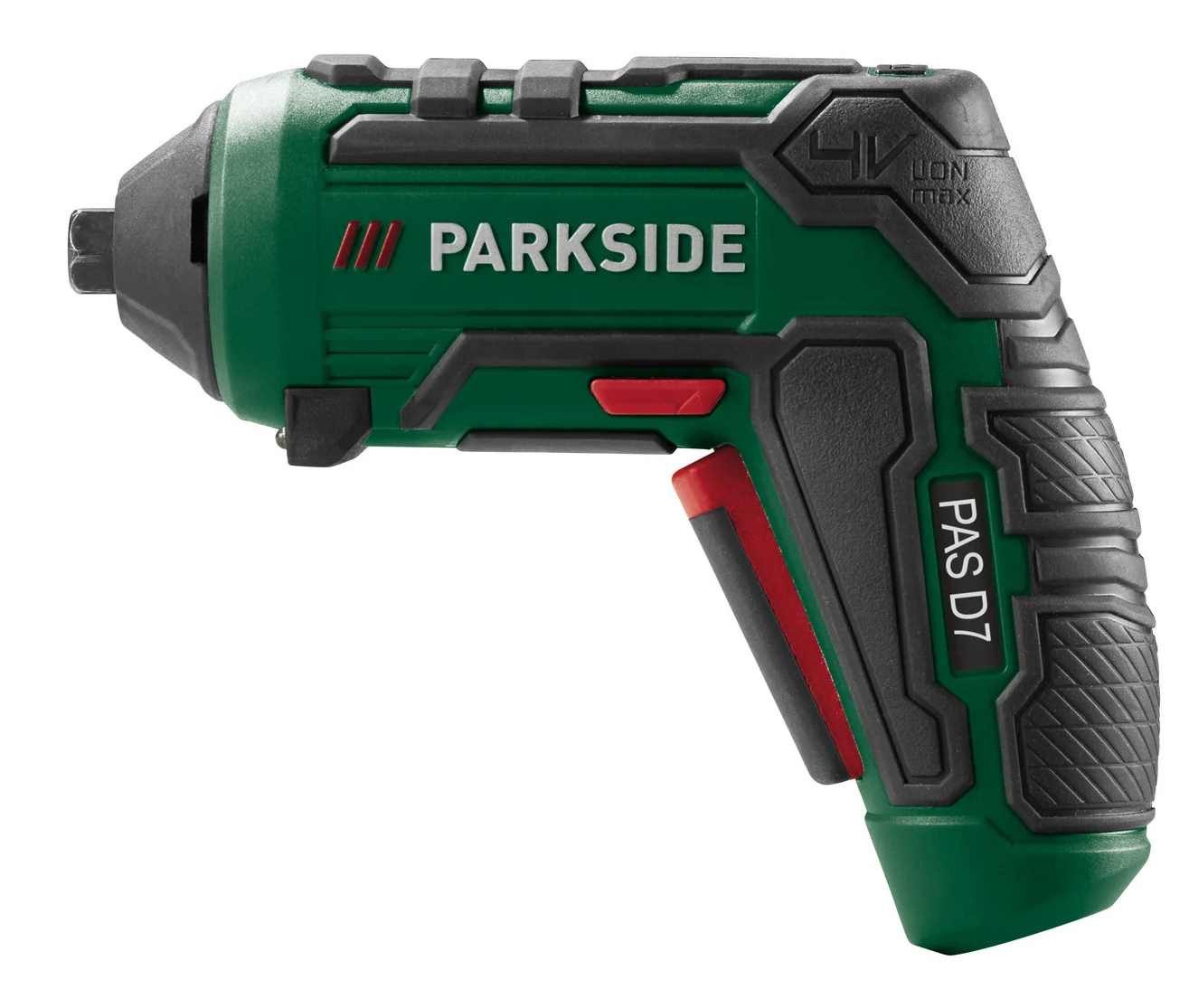 Parkside Akku-Bohrschrauber PARKSIDE 4 V Akku-Schrauber PAS 4 - mit Zubehör