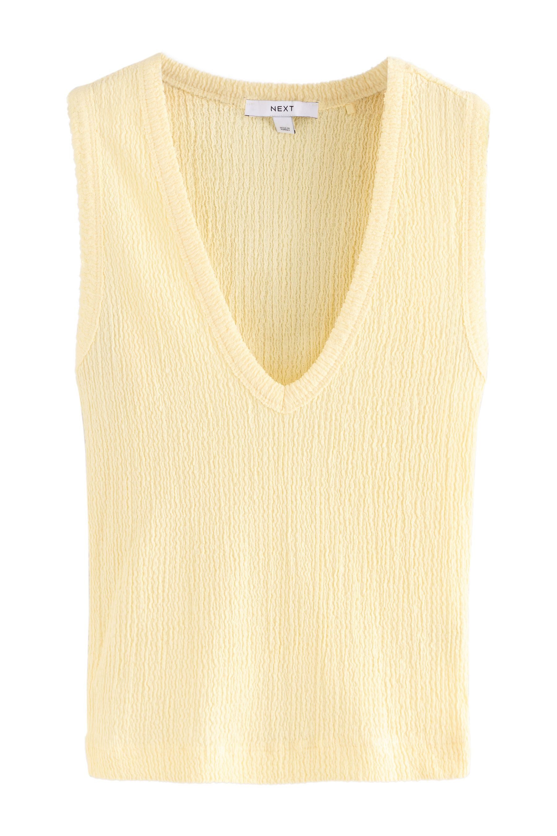 Next Trägertop Strukturiertes Tanktop mit V-Ausschnitt günstig online kaufen