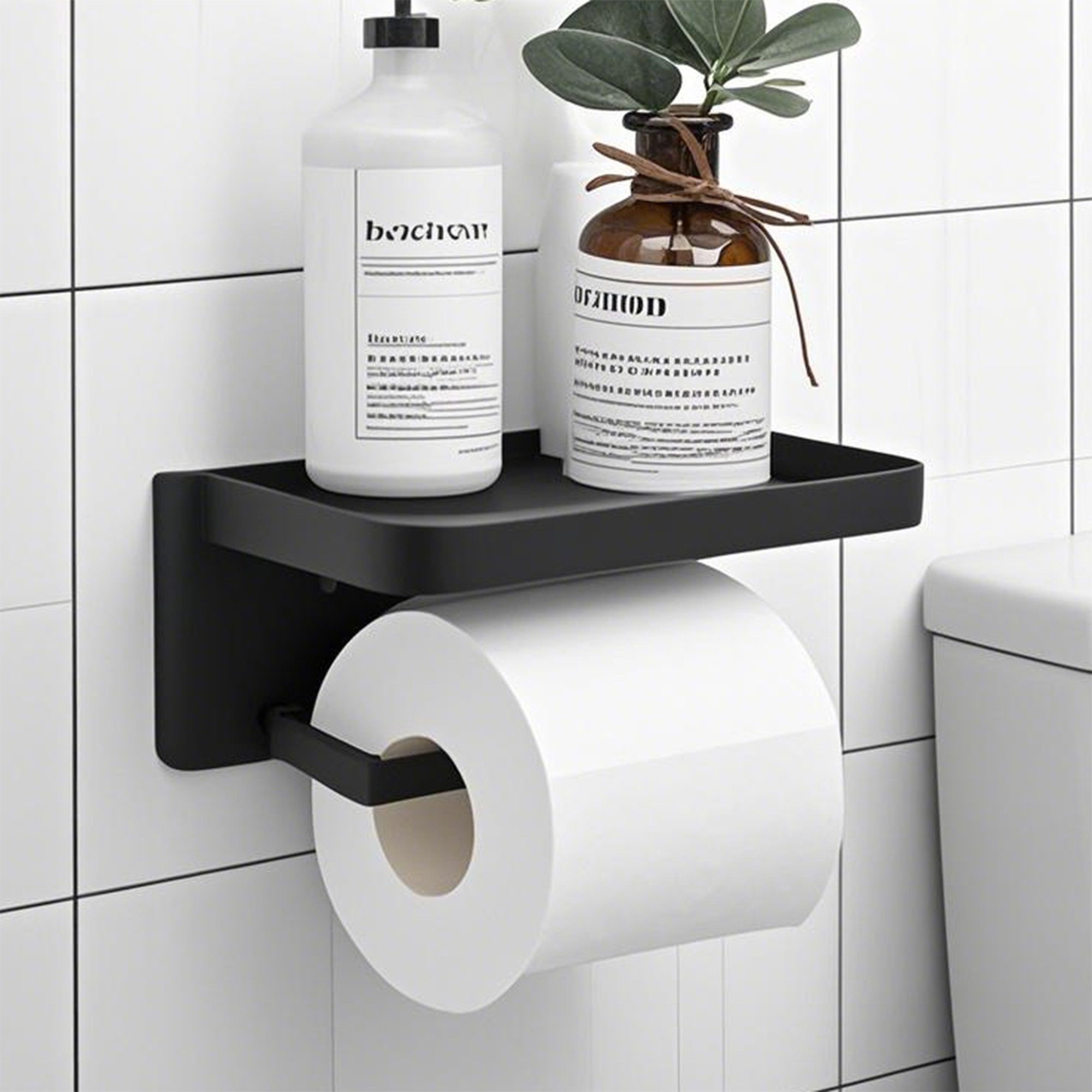 Masbekte Toilettenpapierhalter Wandmontage Klopapierhalter, WC Papierhalter günstig online kaufen