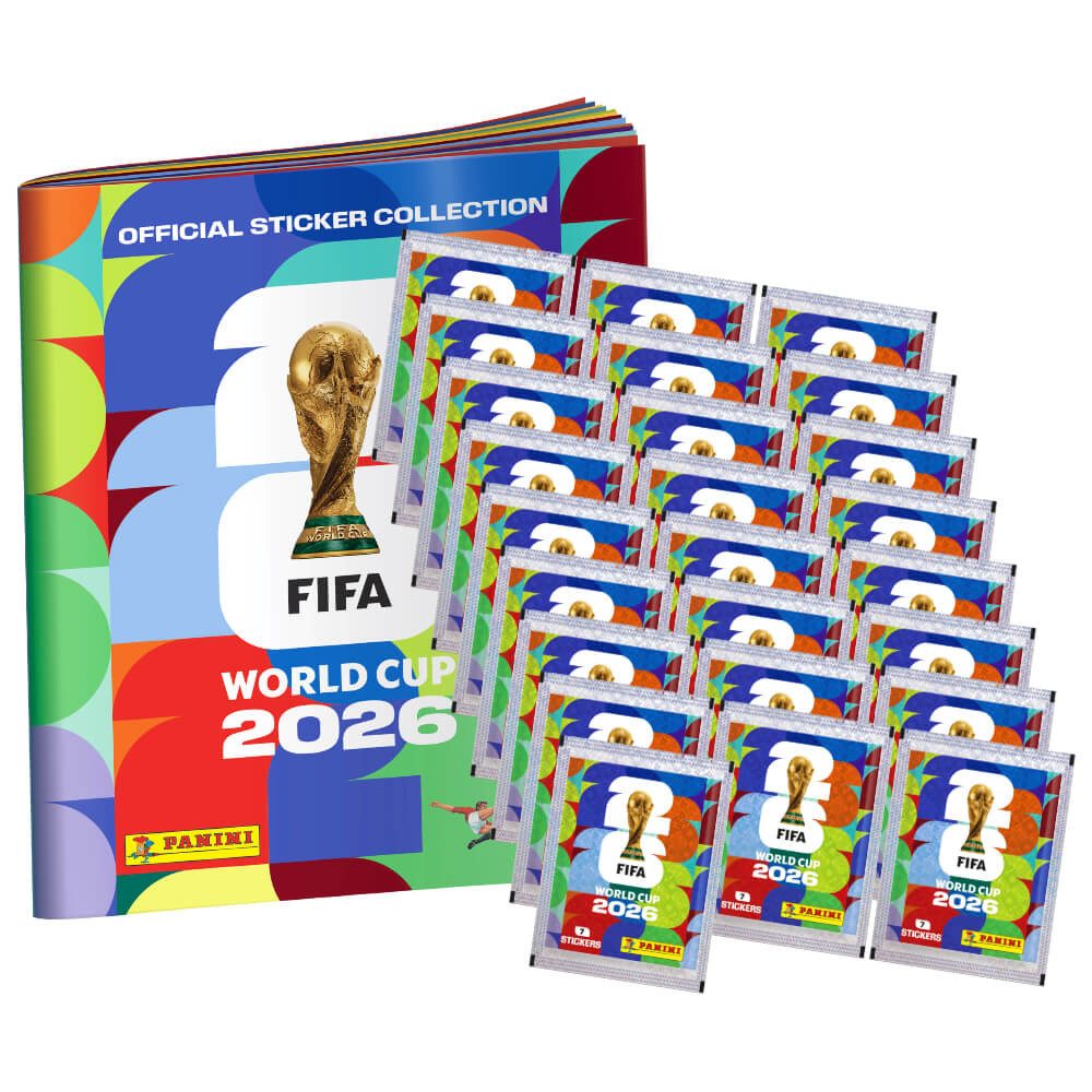 Panini Sammelkarte Fifa World Cup 2026 Sticker - WM Sammelsticker, - 1 Album + 25 Tüten