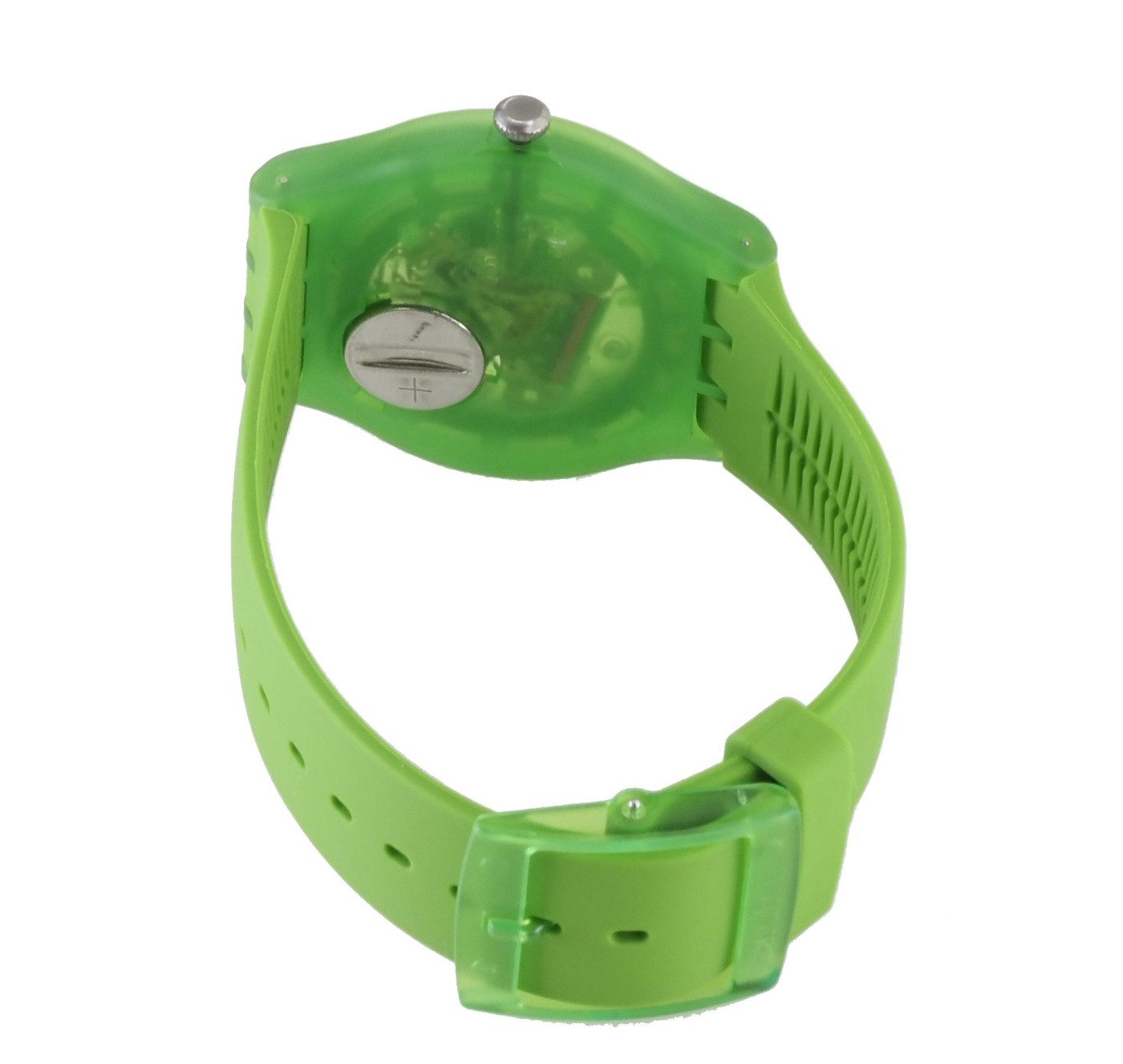 Swatch Quarzuhr Swatch Unisex Quarz Uhr SUOG103 GREEN LACQUERED X19