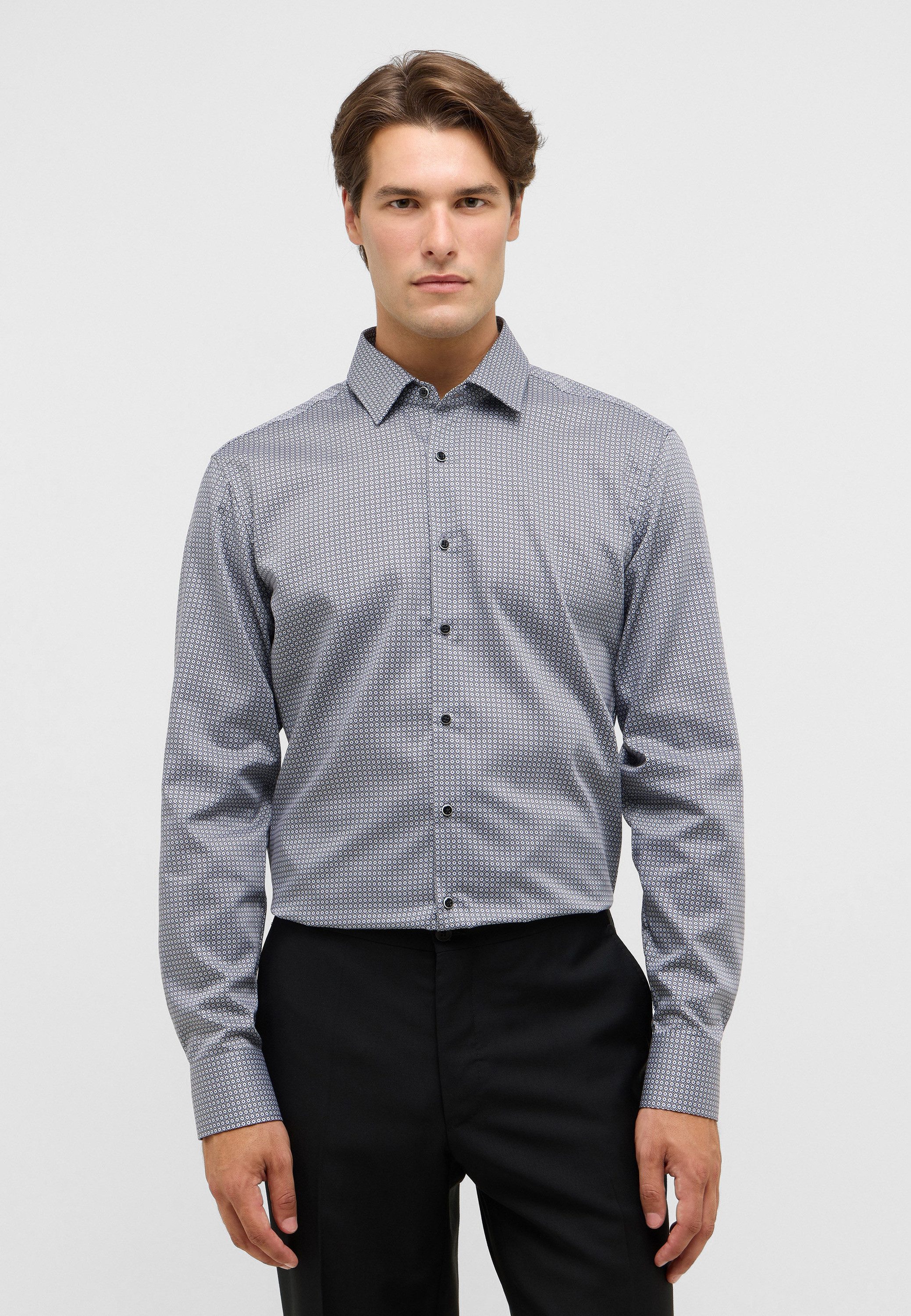 Eterna Langarmhemd SLIM FIT NON IRON (bügelfrei)