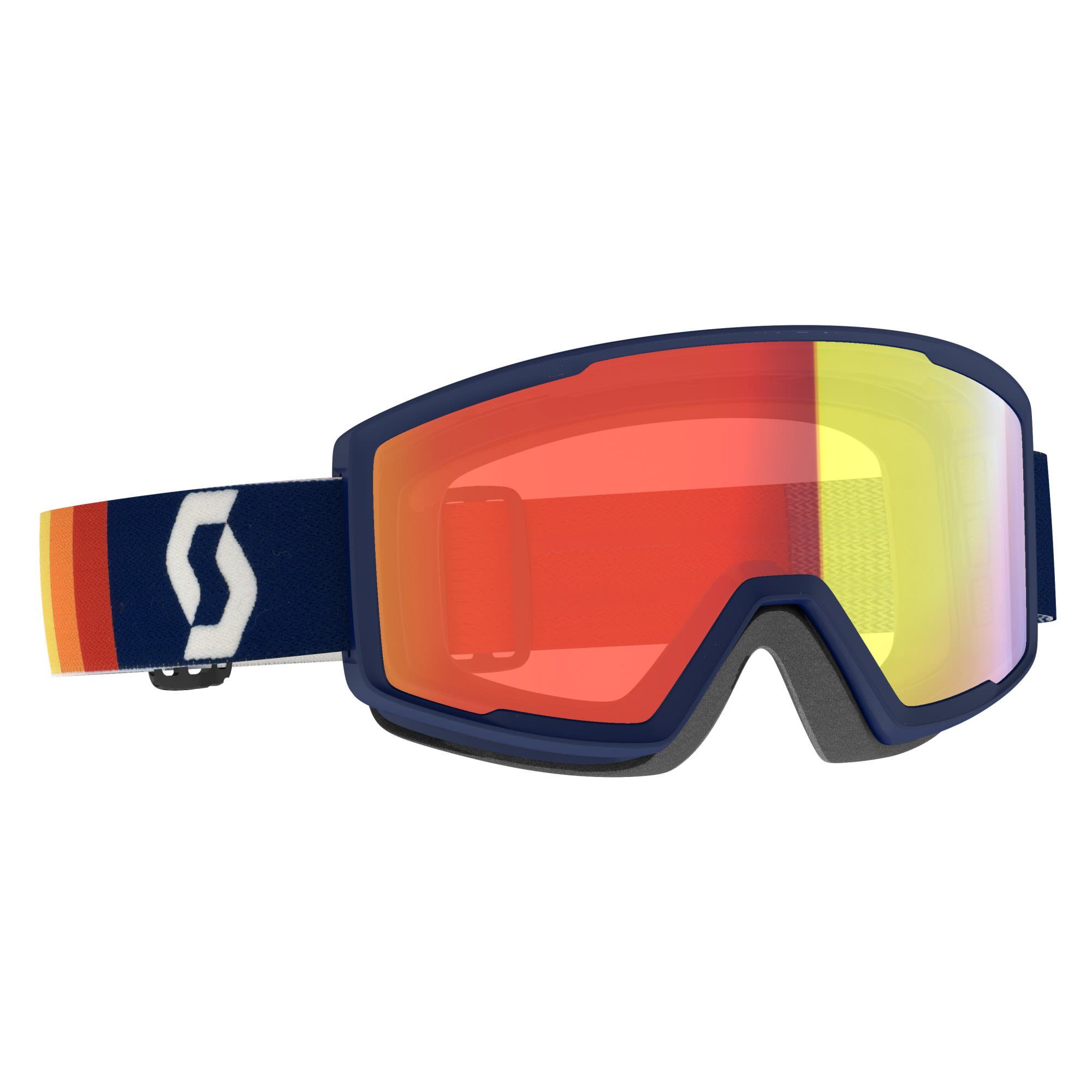 Enhancer Goggle Pro Blue - Skibrille Accessoires Retro Scott Scott Red Chrome Factor