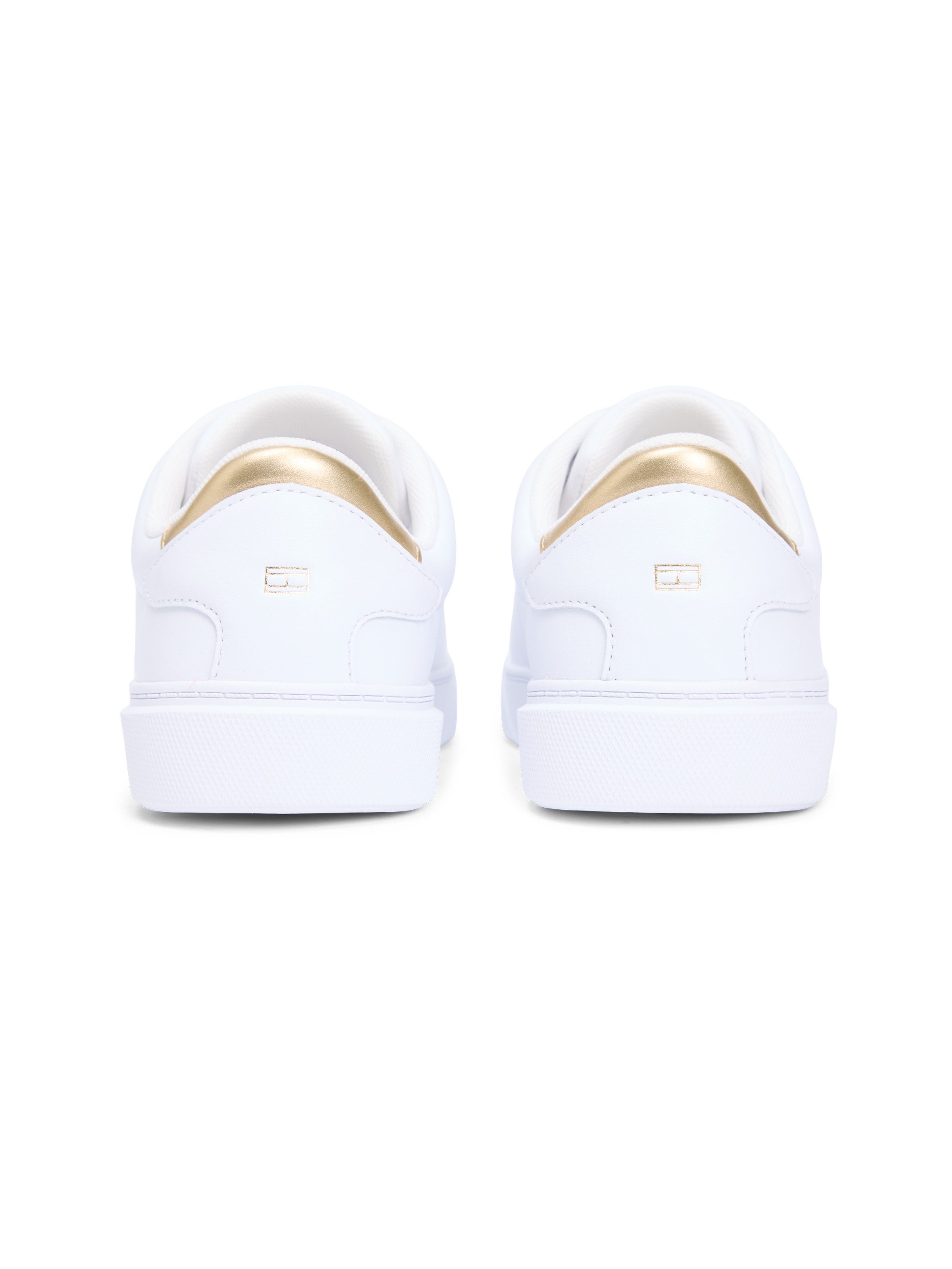 Tommy Hilfiger ESSENTIAL CHIC COURT SNEAKER Plateausneaker, Freizeitschuh, Halbschuh, Schnürschuh, Logo-Applikation im Plateau