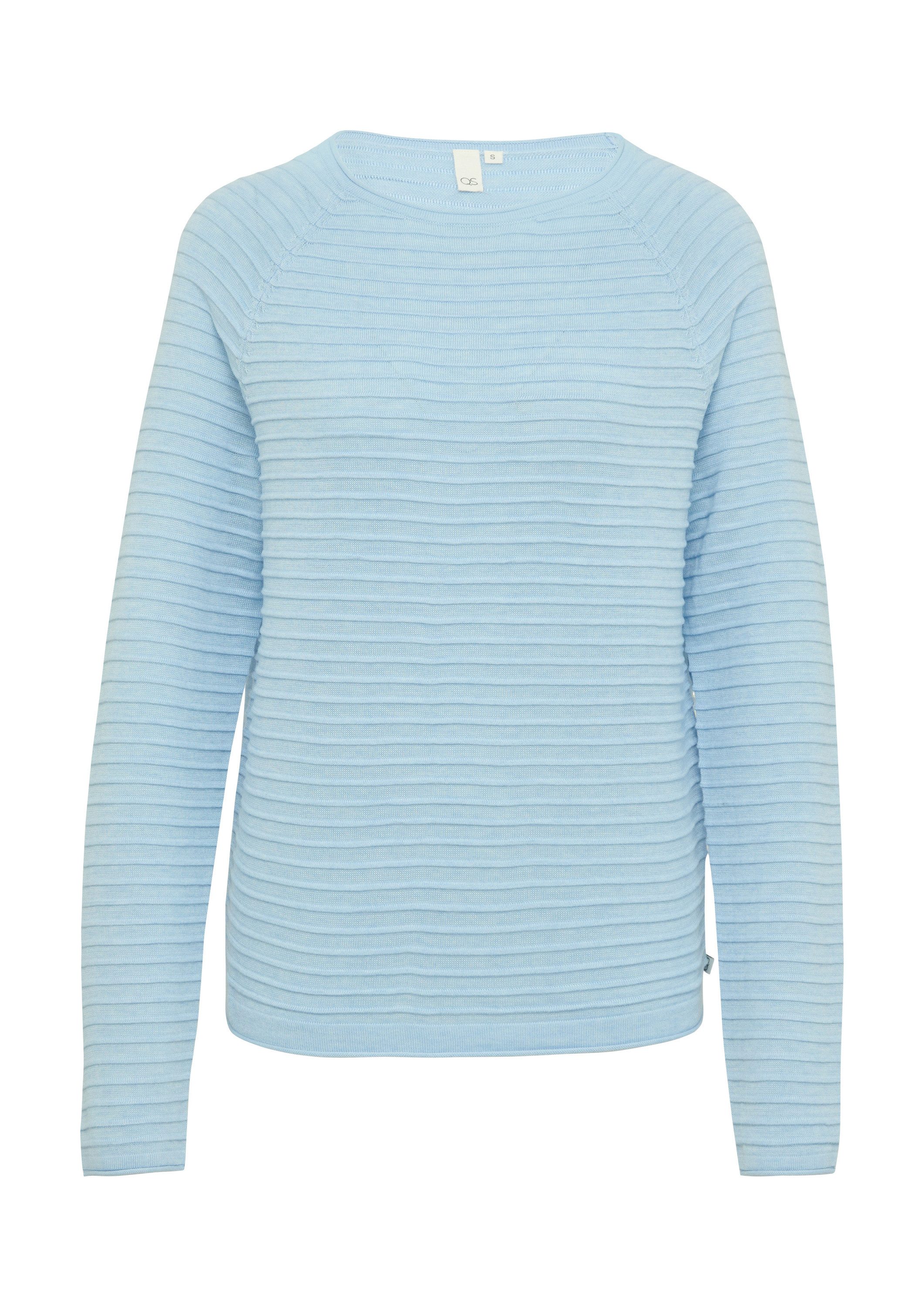QS Longpullover Strickpullover Pullover aus Viskosemix günstig online kaufen