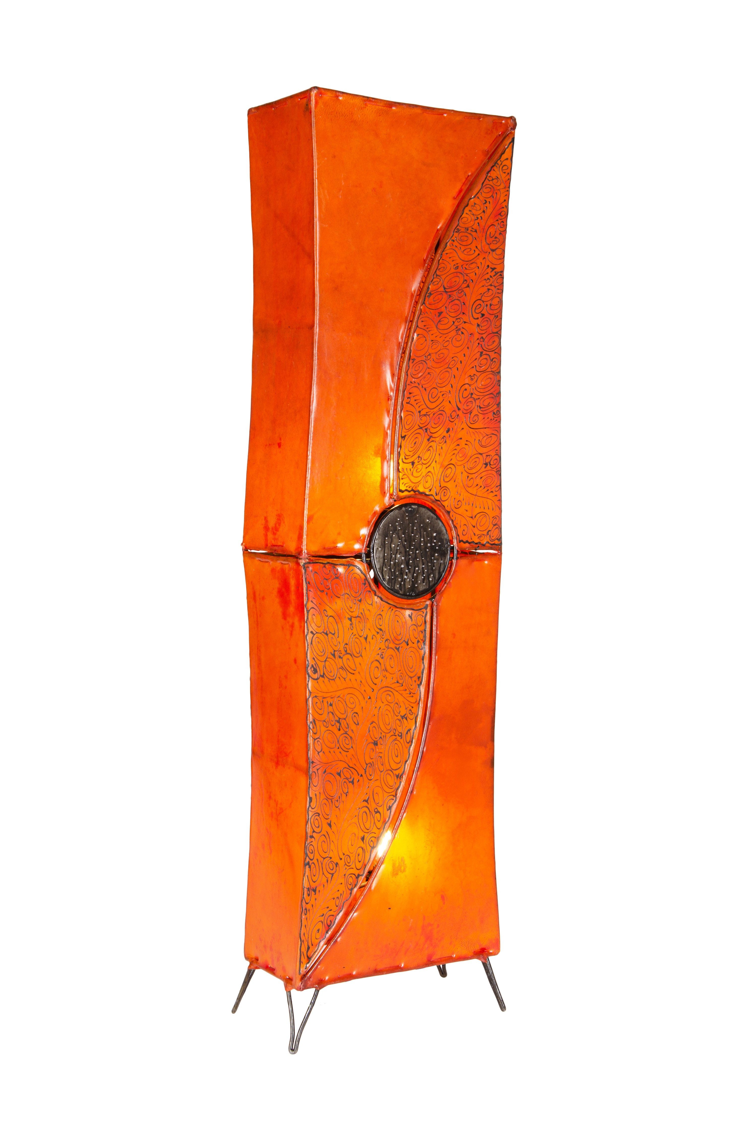 Marrakesch Orient & Mediterran Interior Stehlampe Vintage Stehlampe Flurlampe Mulan Orange