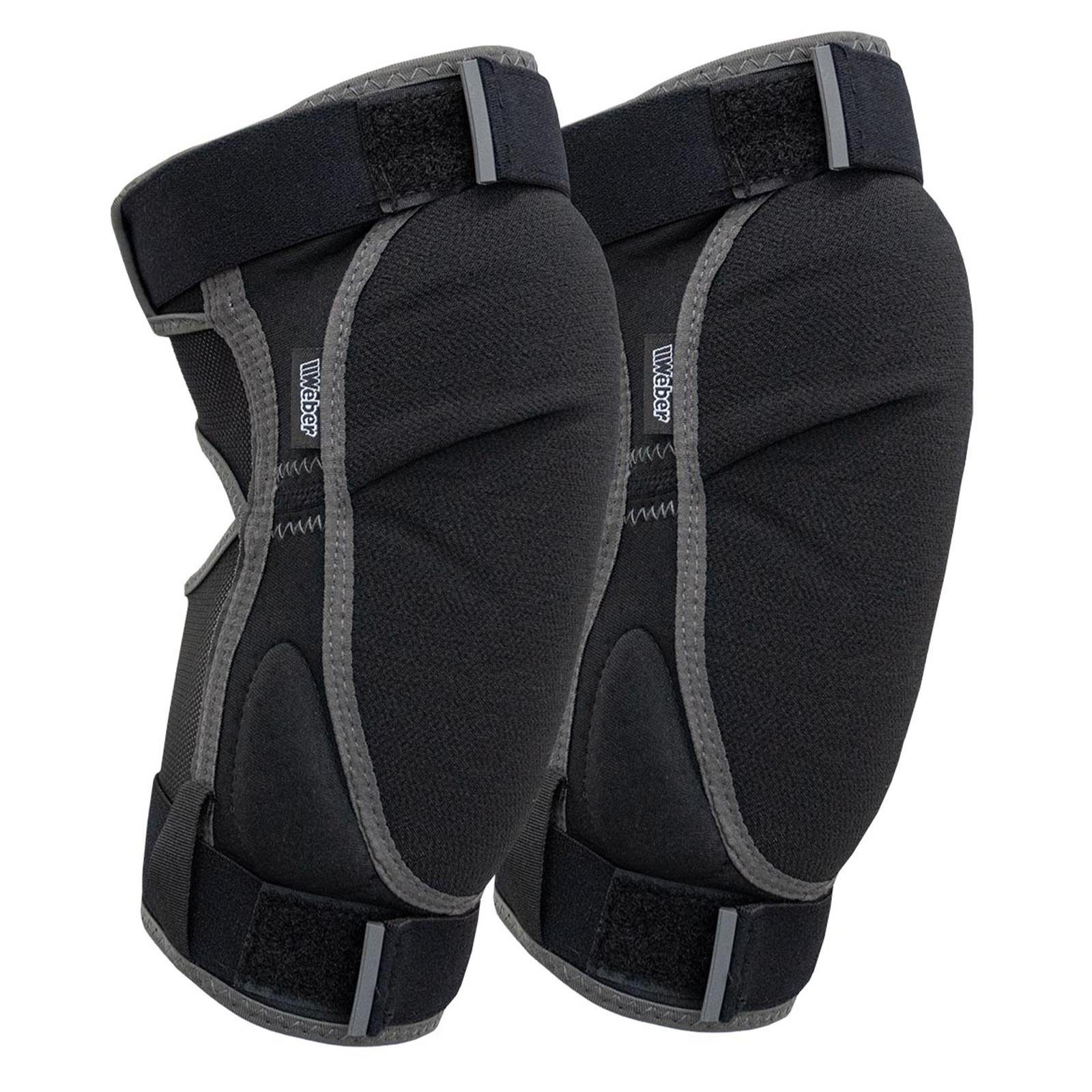 Weber GmbH Ellenbogenprotektor Weber Ellenbogenschützer schwarz XL (Set, 2-tlg., 2x Ellenbogenschützer in schwarz), leicht, atmungsaktiv, verstellbarer Klettverschluss