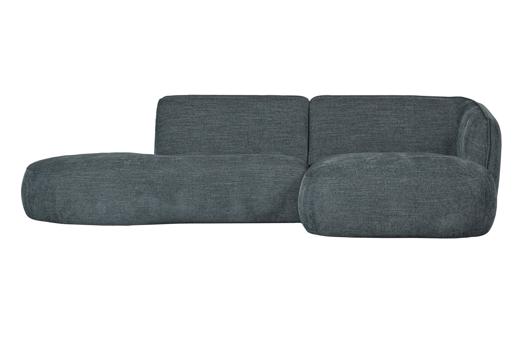 WOOOD rechts Sofa freistellbar Ecksofa - Blue/Green, Lounge Stoff Polly