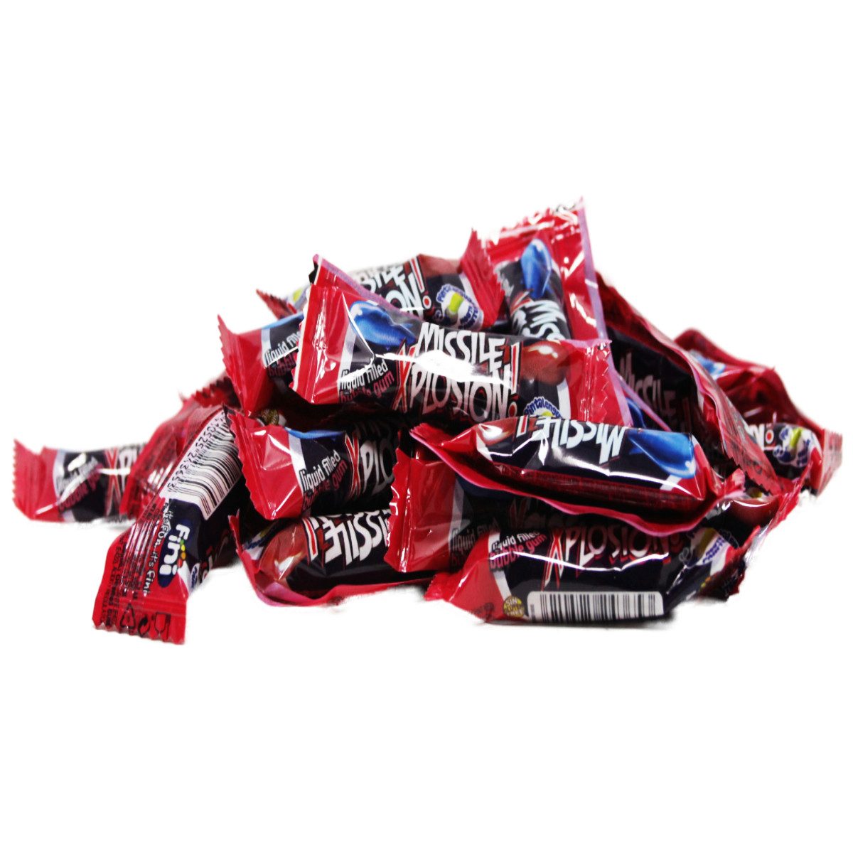 Fini Süßigkeit, Boom Missile Explosion Bubble Gum mit Liquid Candy und Gum 5g