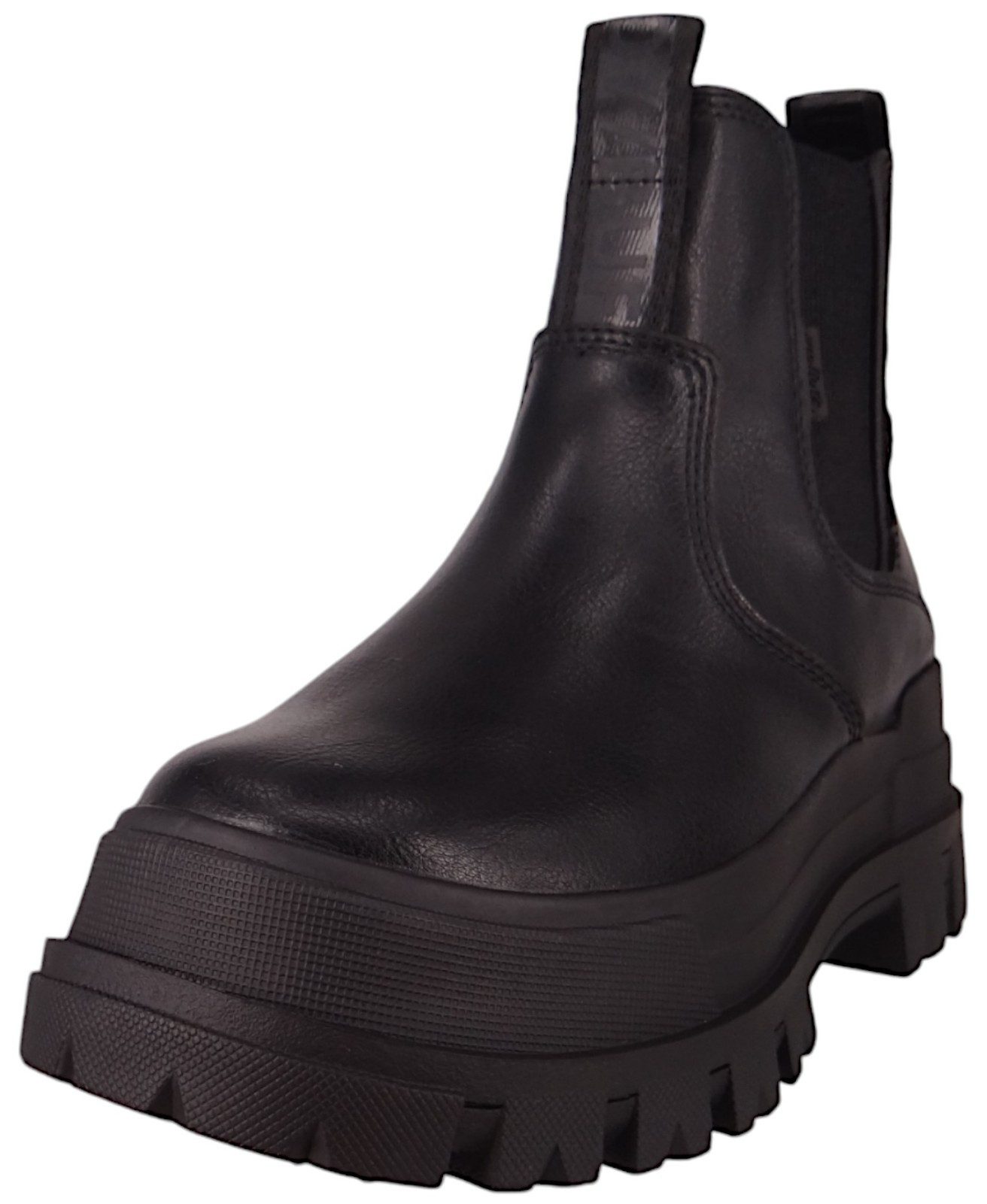 Buffalo 1270091 Aspha Chelsea Buckle Black/Silver Stiefelette