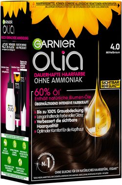 GARNIER Coloration Garnier Olia dauerhafte Haarfarbe, Packung, 3-tlg.