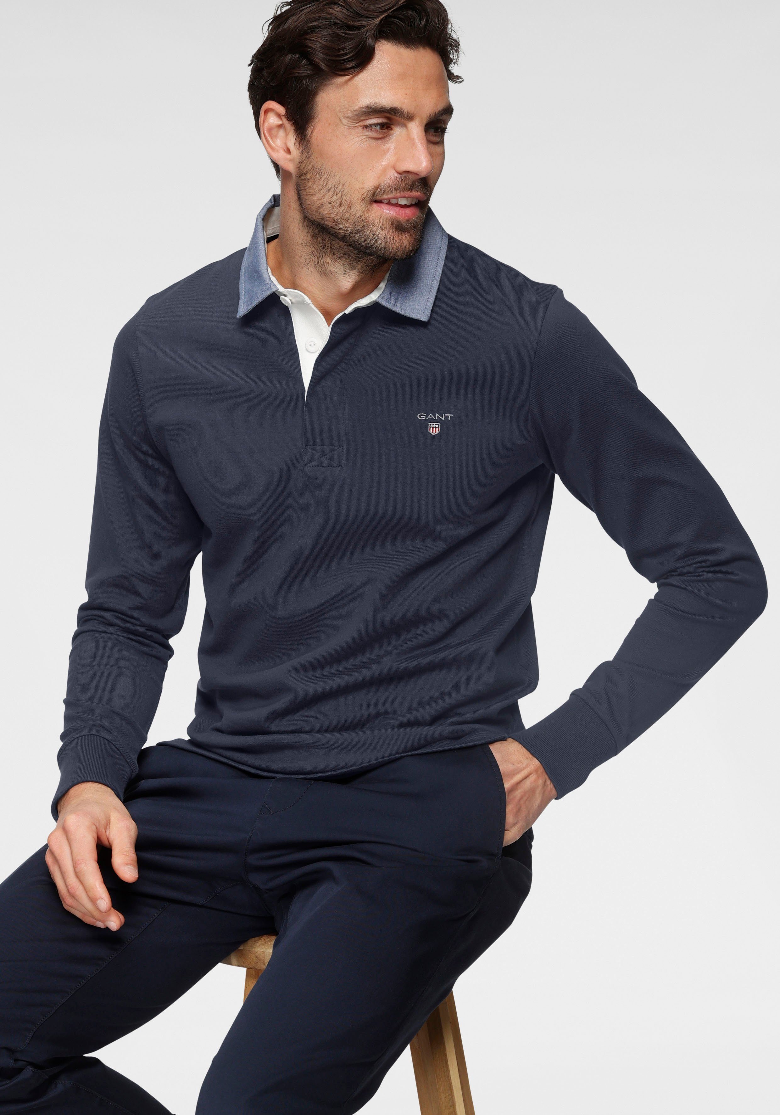 Gant T-Shirt (1-tlg), Polokragen mit farbkontrastierenden Seiten online  kaufen | OTTO